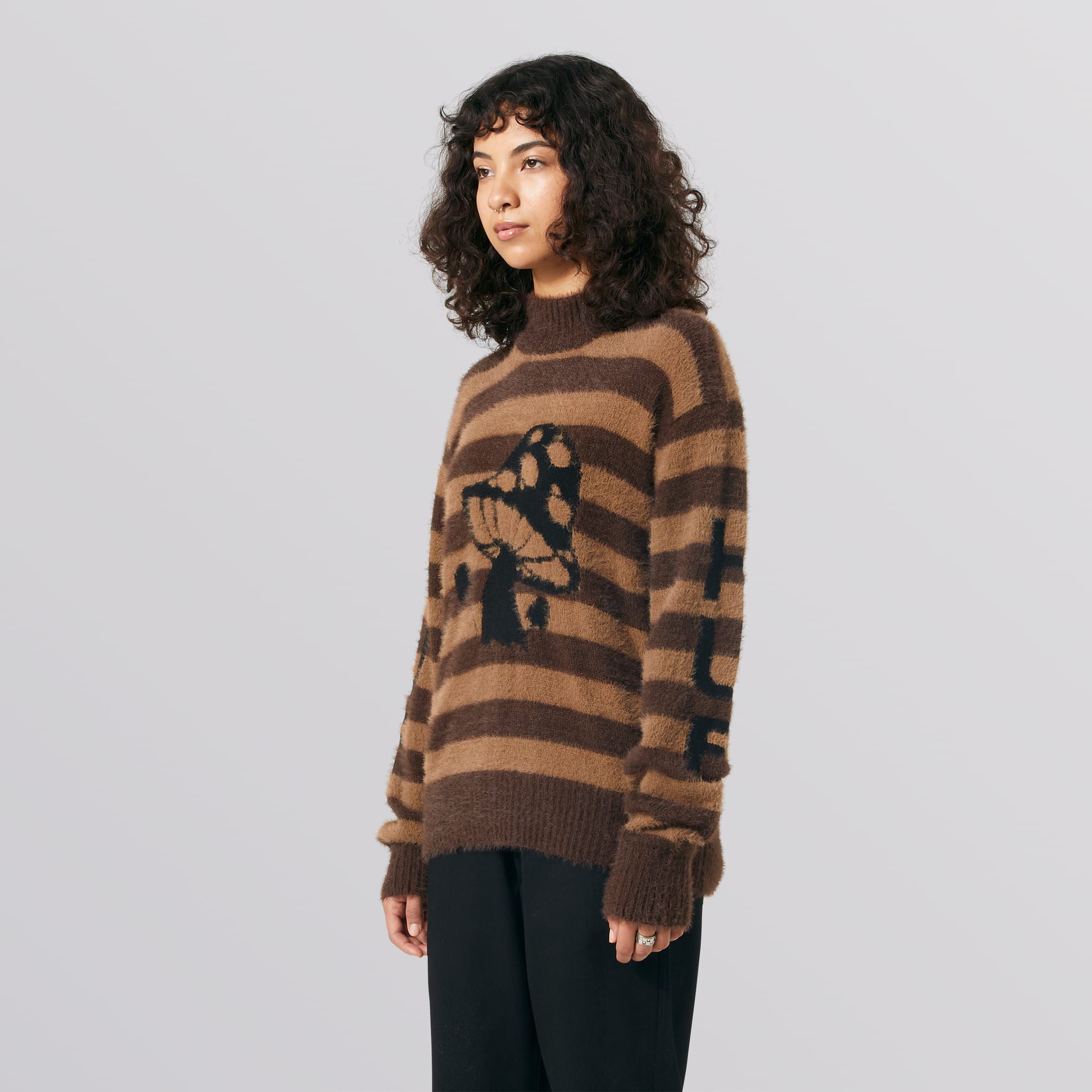 Shroom Jacquard Knit Sweater sold by HUF product image thumbnail 2