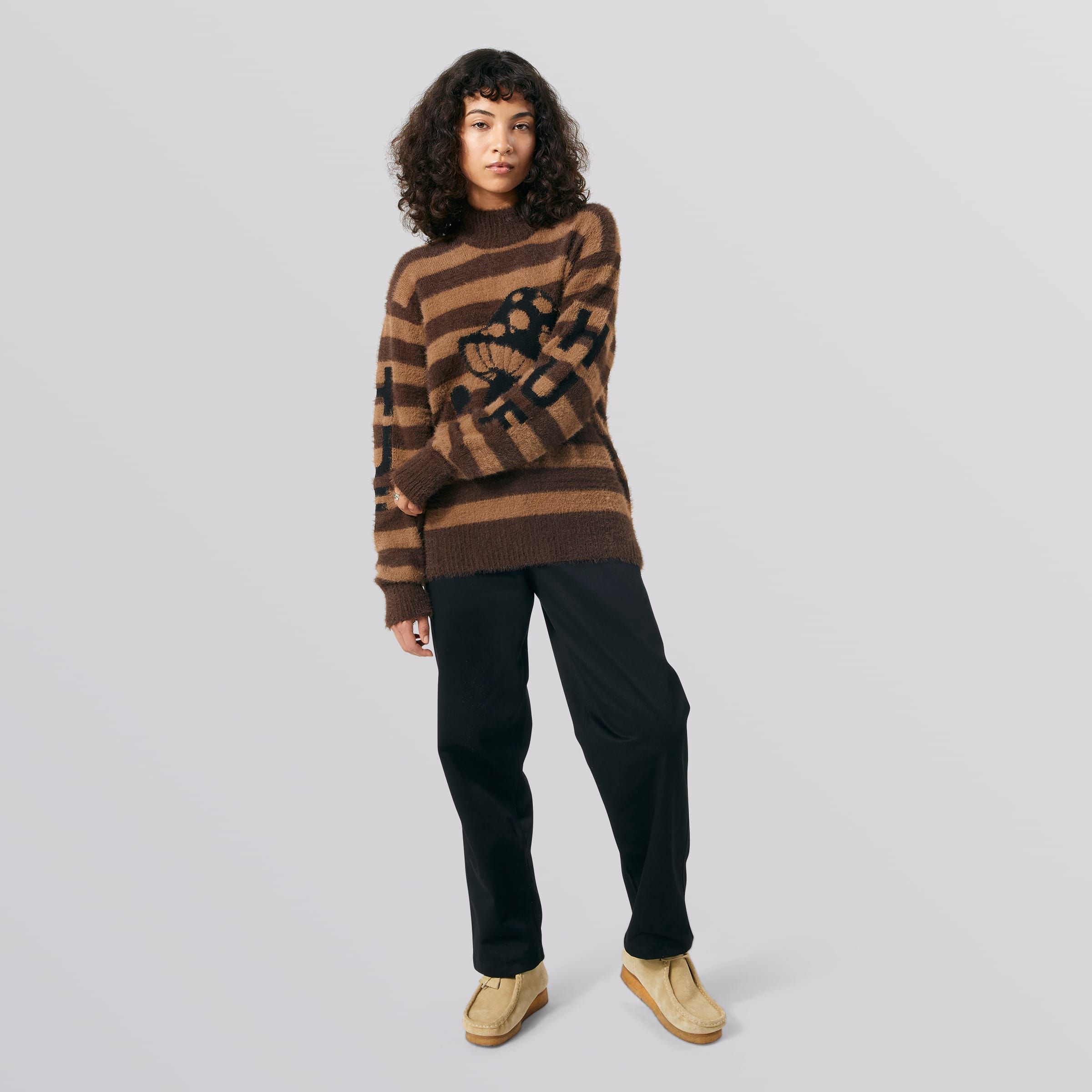 Shroom Jacquard Knit Sweater sold by HUF product image thumbnail 4