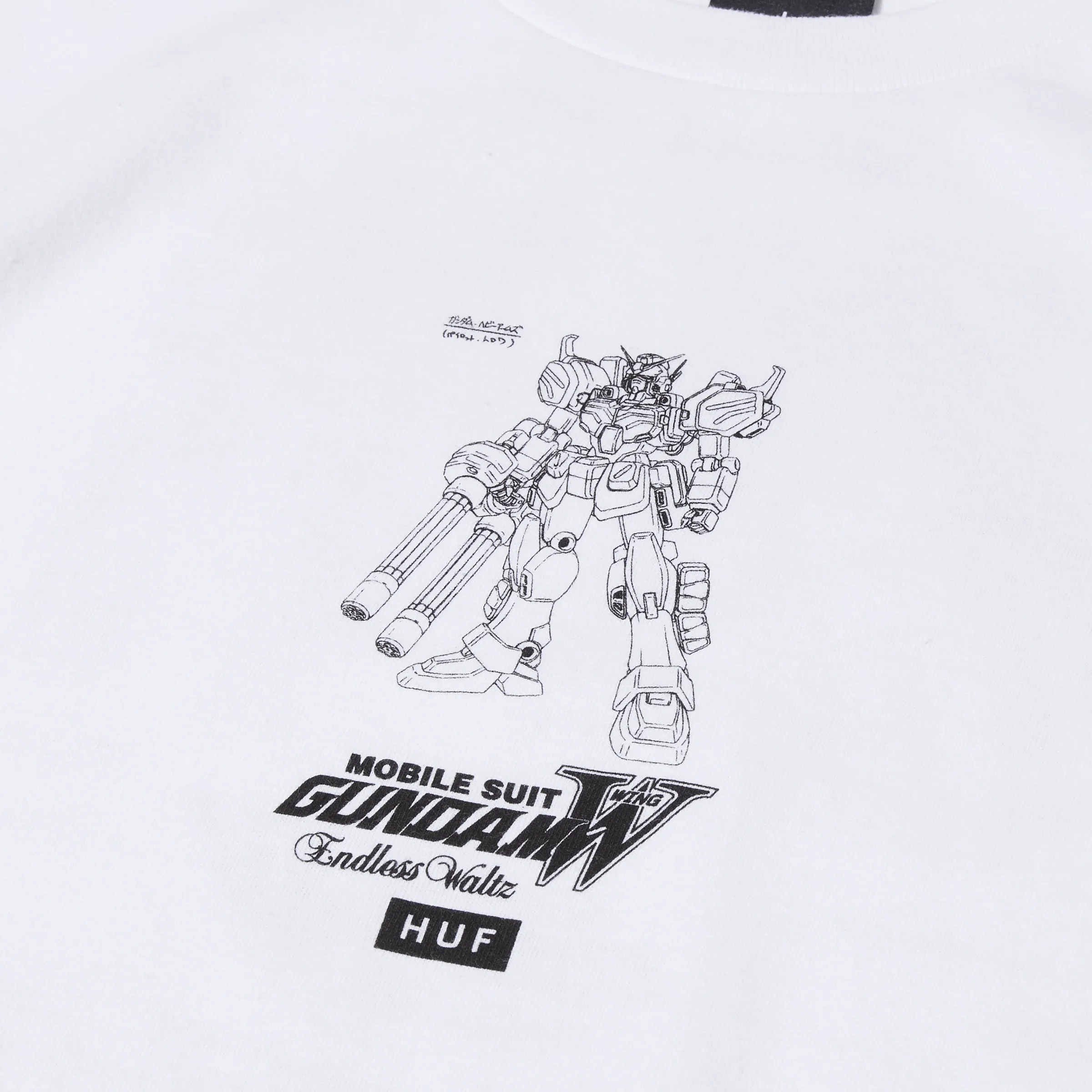HUF x Gundam Heavy Arms Schematics T-Shirt sold by HUF product image thumbnail 3