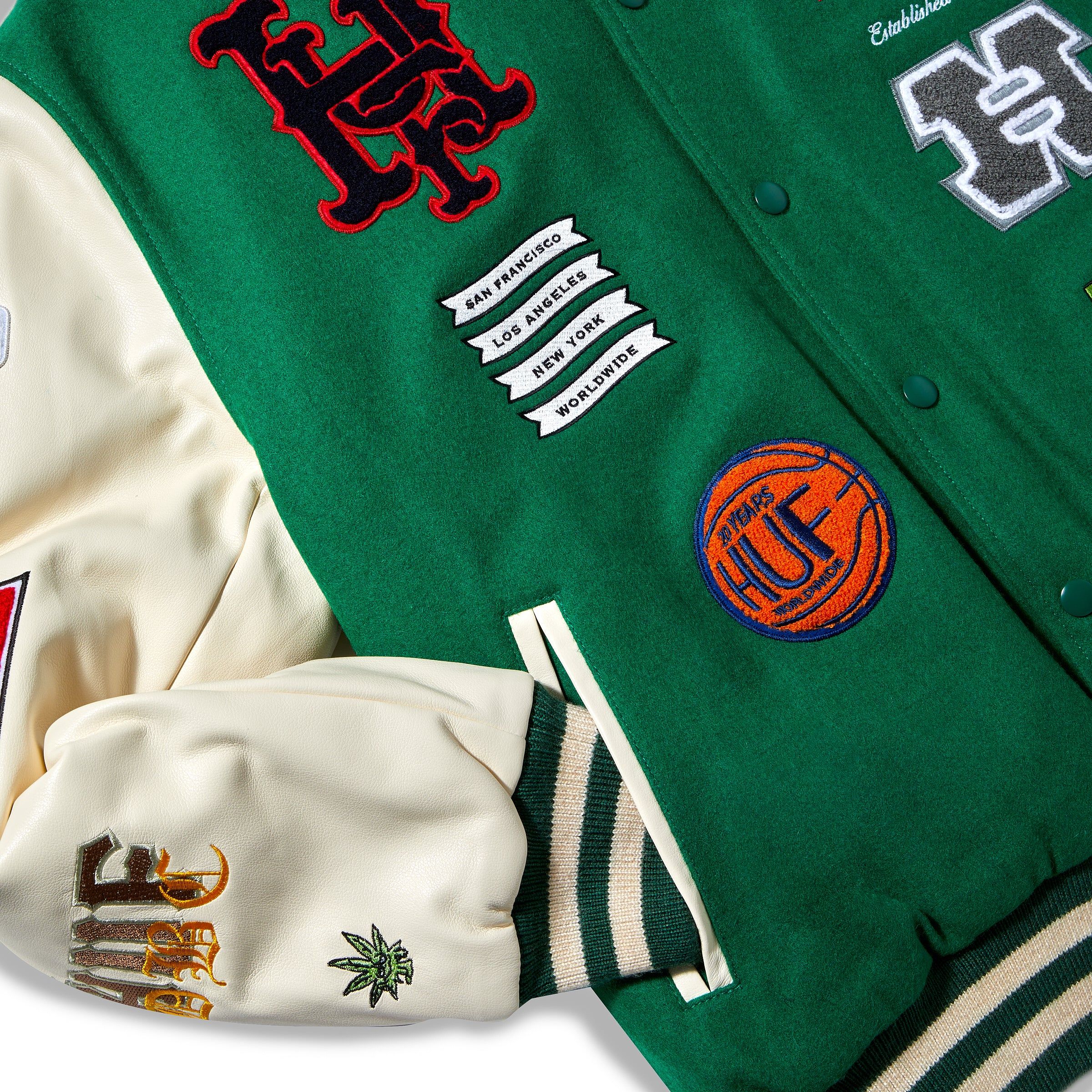 HUF 『20 YEAR CLASSIC H VARSITY JACKET』 HUF 20 Year Classic H Varsity Jacket – Special Edition
