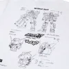 HUF x Gundam Heavy Arms Schematics T-Shirt sold by HUF