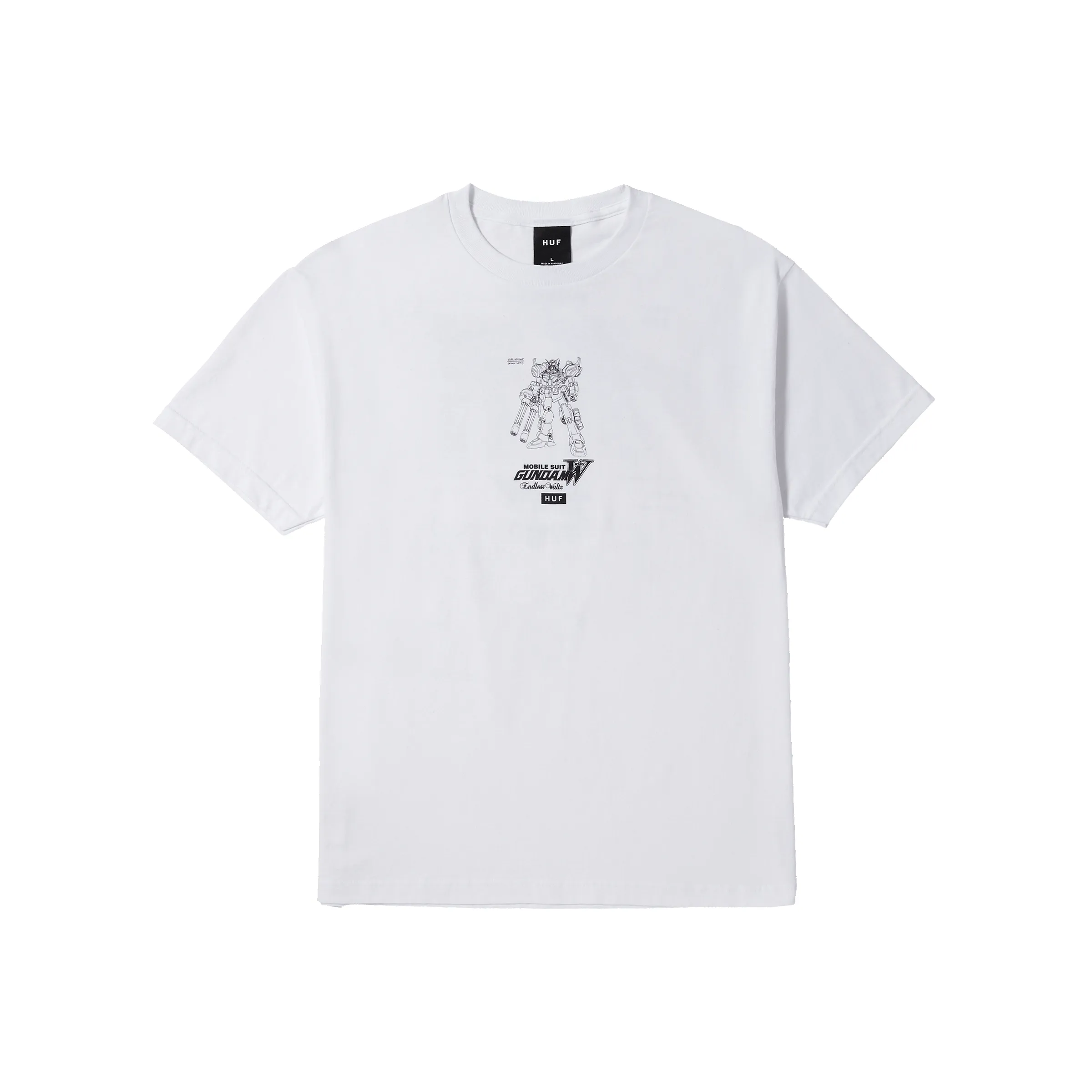 HUF x Gundam Heavy Arms Schematics T-Shirt sold by HUF