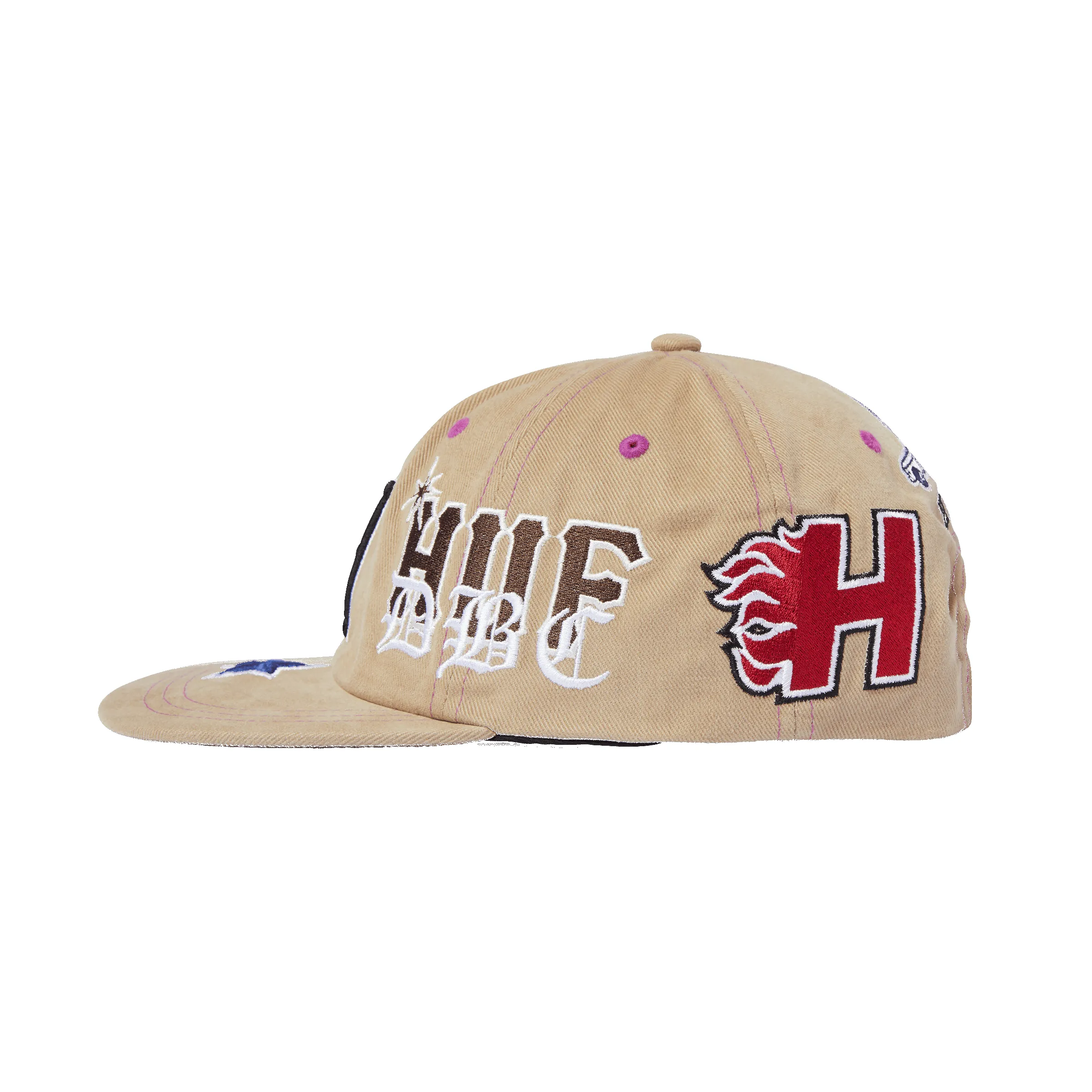 Mashup 6-Panel Snapback Hat sold by HUF product image thumbnail 4