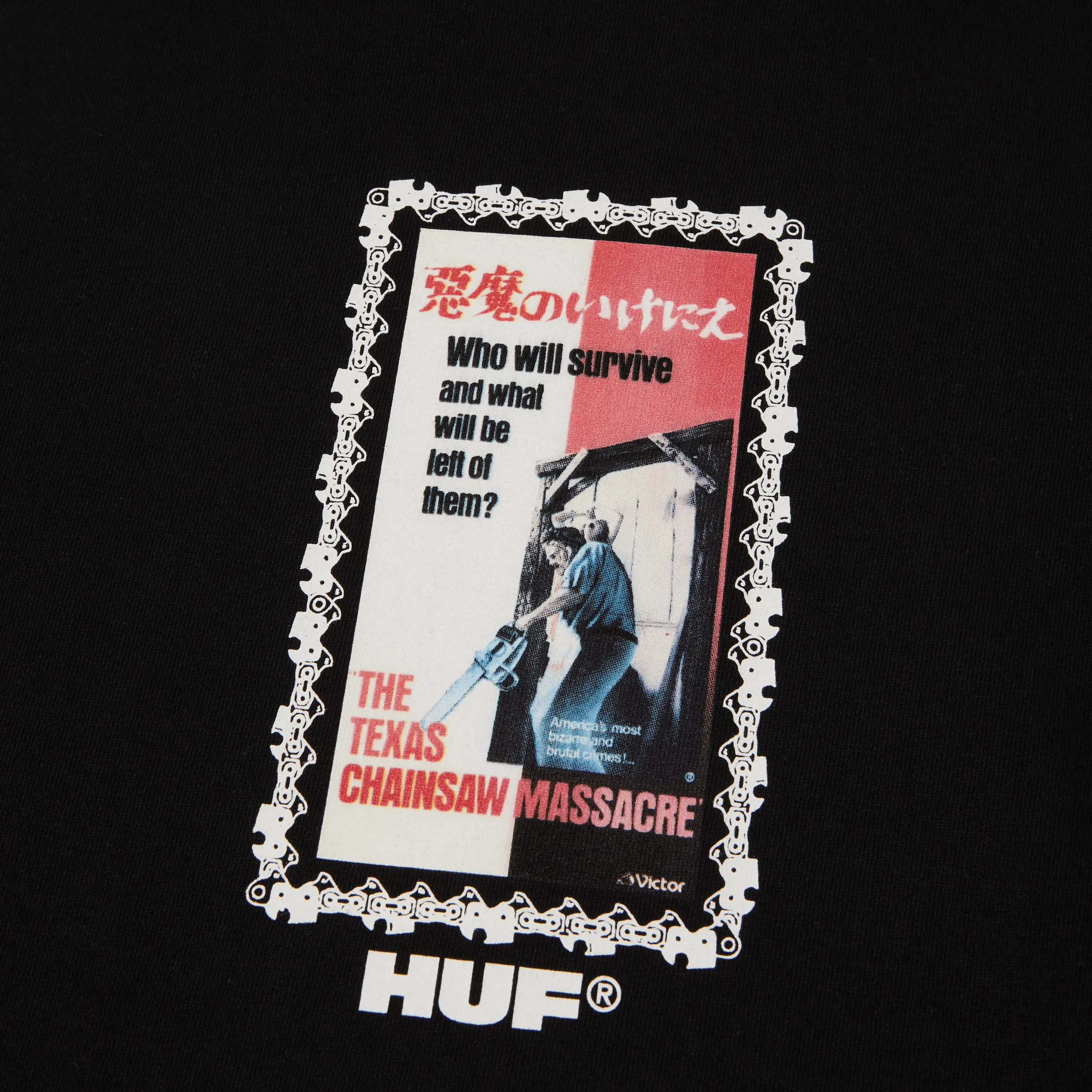 HUF x The Texas Chainsaw Massacre Dual Chain Long Sleeve T-Shirt sold by HUF product image thumbnail 4