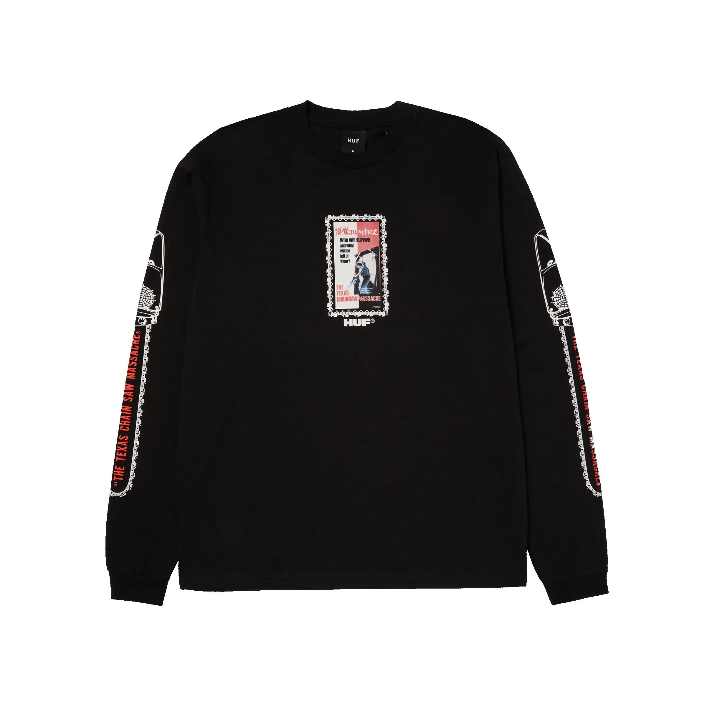 HUF x The Texas Chainsaw Massacre Dual Chain Long Sleeve T-Shirt sold by HUF