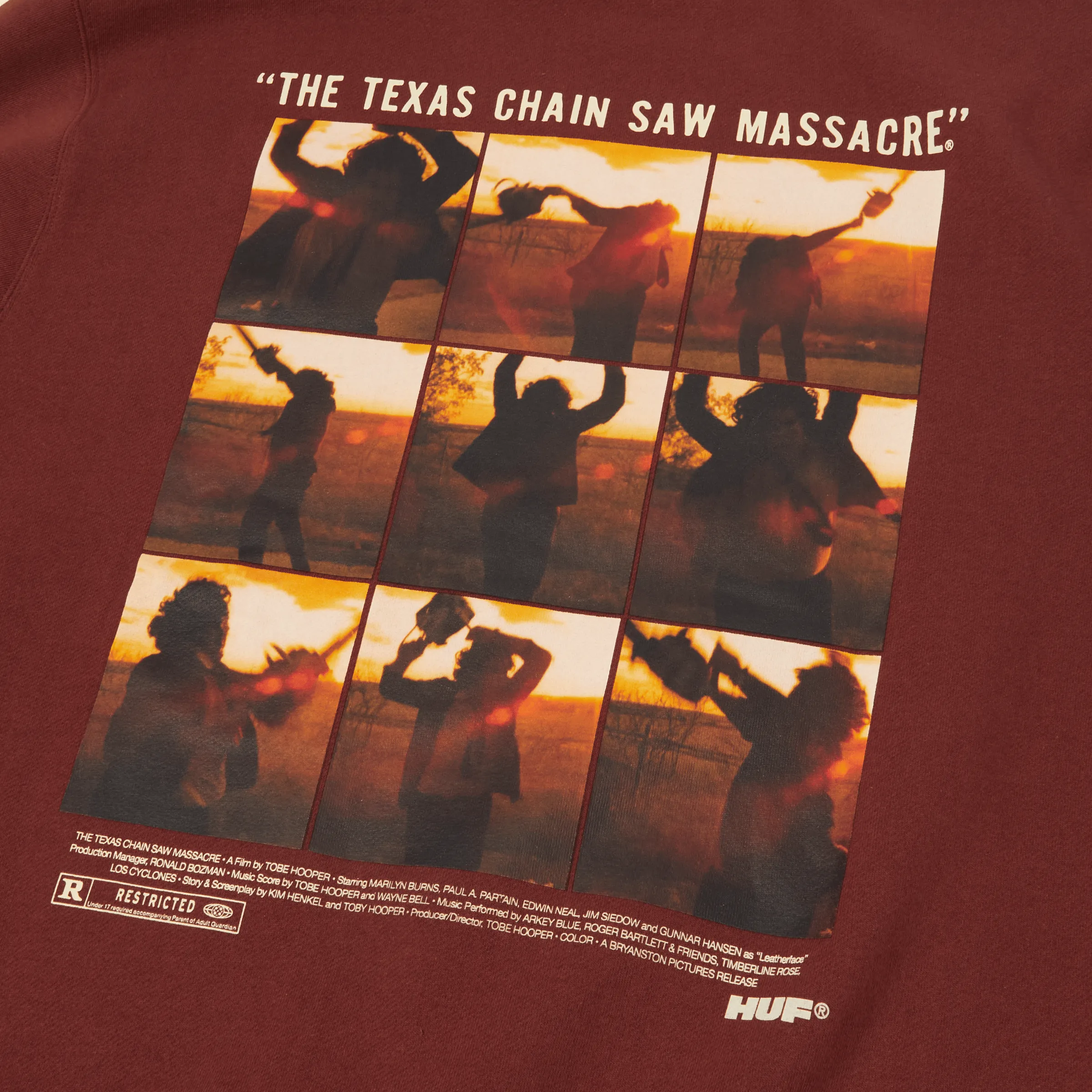 HUF x The Texas Chainsaw Massacre Unparalleled Terror Crewneck Sweatshirt sold by HUF product image thumbnail 3