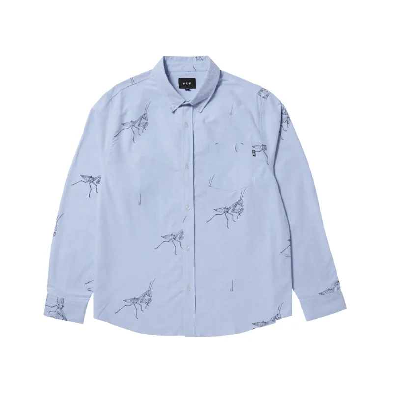 Mantis Long Sleeve T-Shirt Oxford Shirt sold by HUF