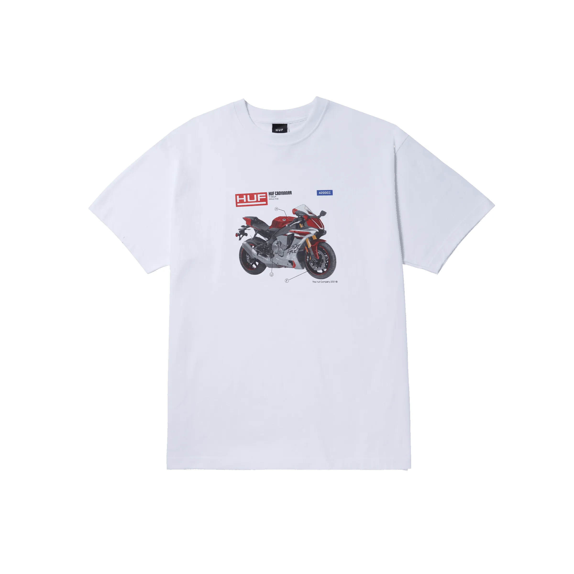 420cc T-Shirt sold by HUF product image thumbnail 3