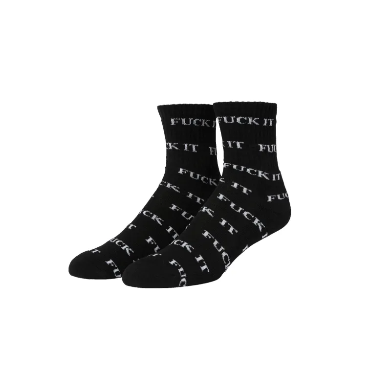 Fuck It 1/4 Sock sold by HUF