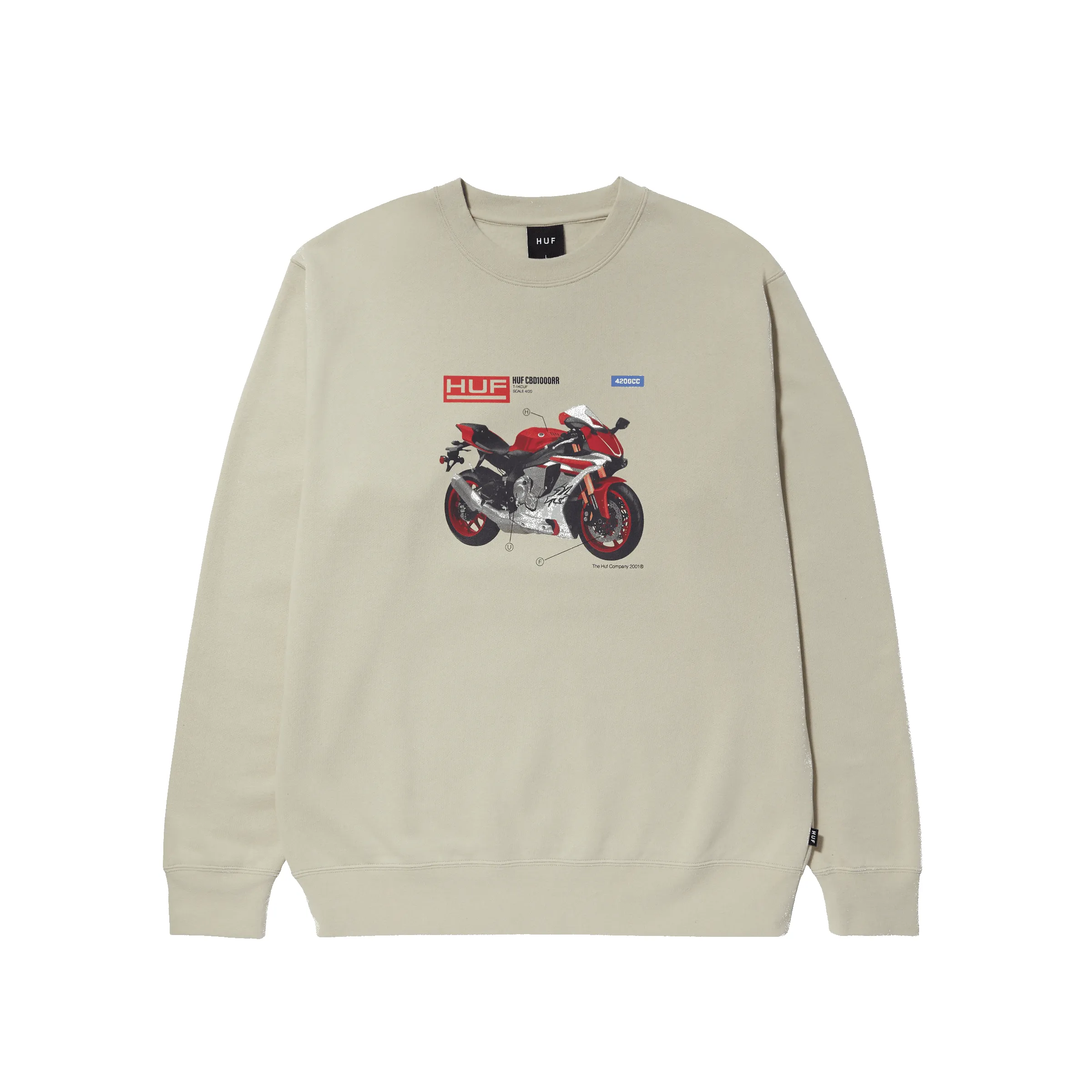 420cc Crewneck Sweatshirt sold by HUF