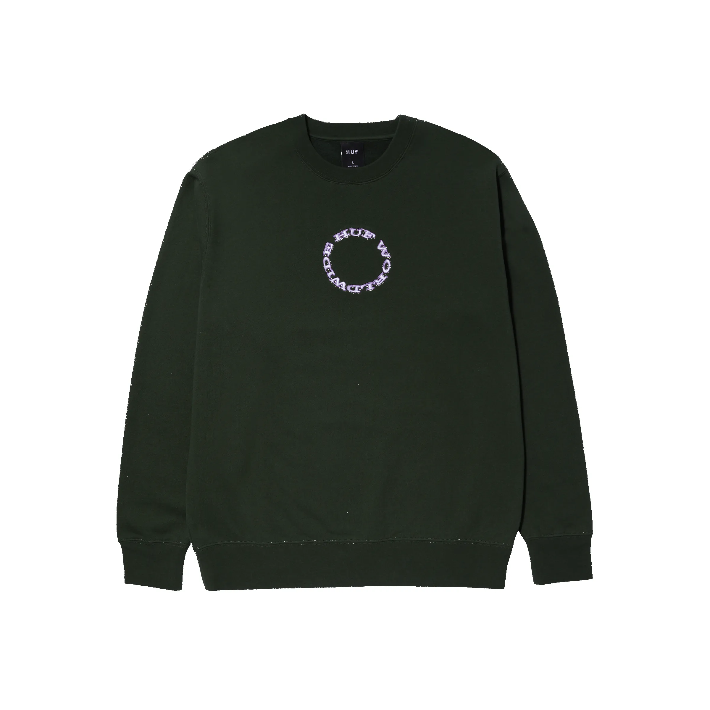 Hard Note Crewneck Sweatshirt sold by HUF product image thumbnail 3