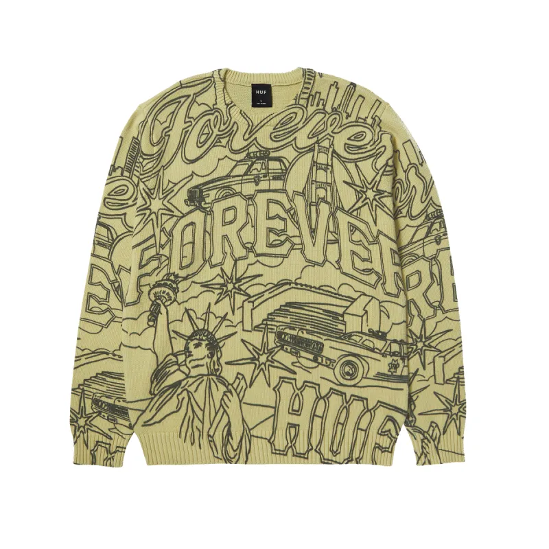 Forever Crewneck Sweater sold by HUF