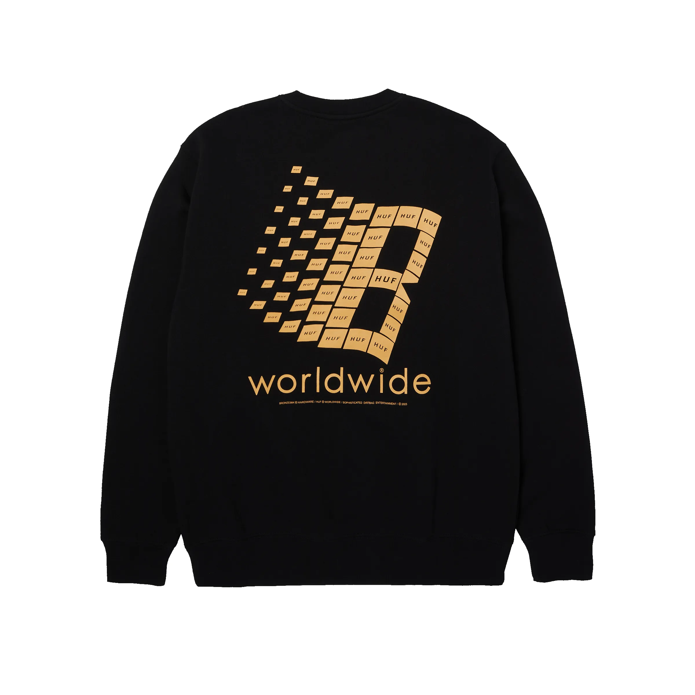 HUF x Bronze56K Crewneck Sweatshirt sold by HUF