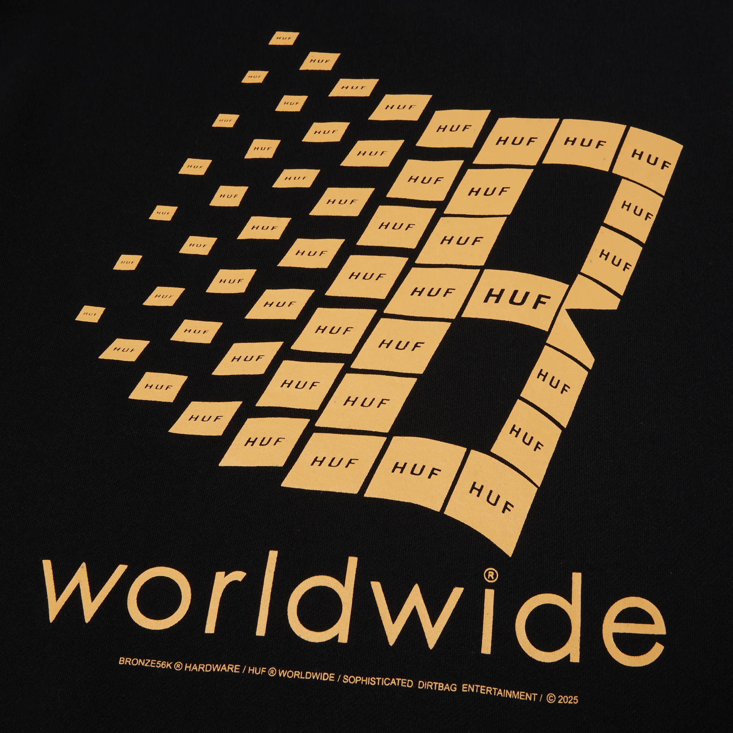 HUF x Bronze56K Crewneck Sweatshirt sold by HUF product image thumbnail 3