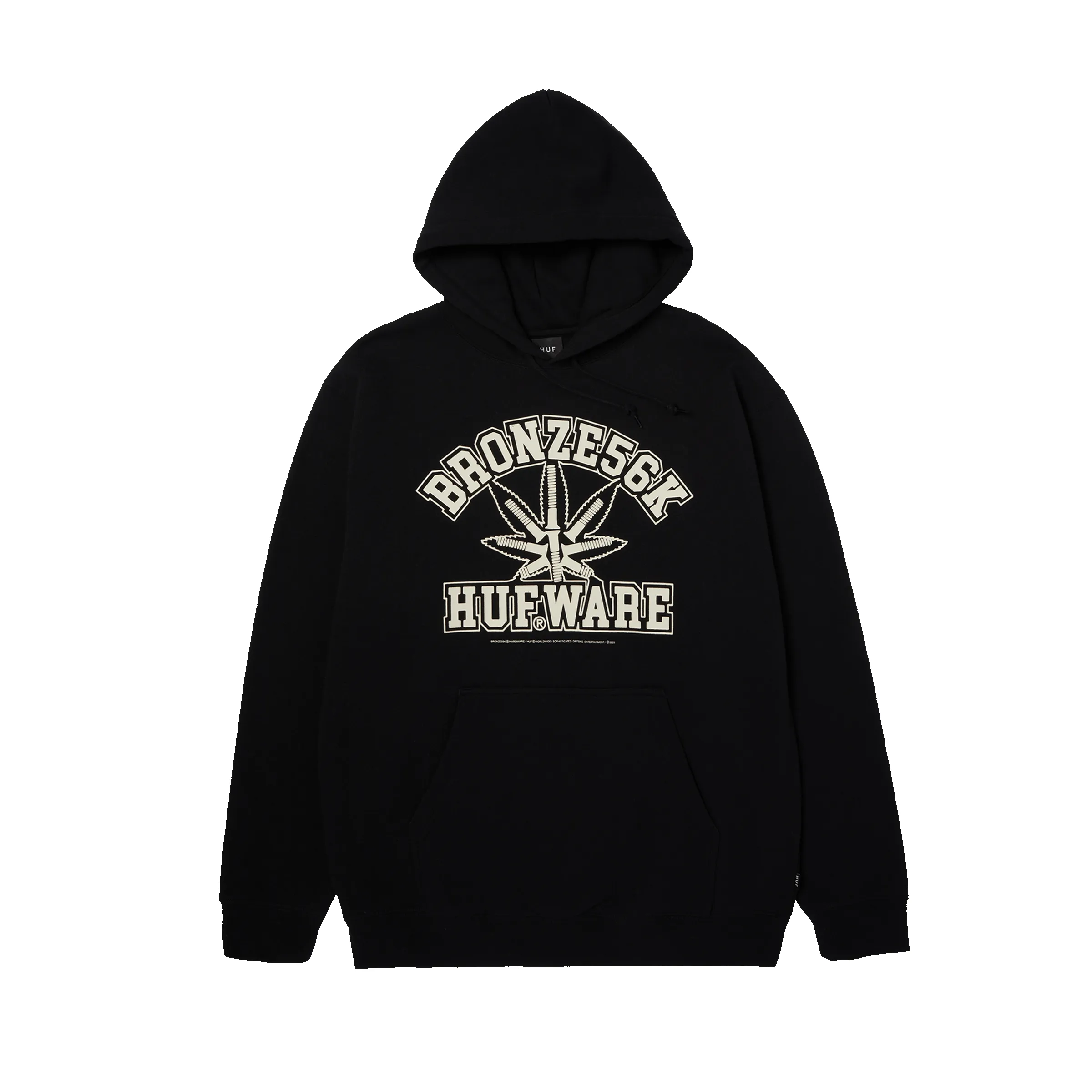 HUF x Bronze56K Plantware Pullover Hoodie sold by HUF product image thumbnail 3