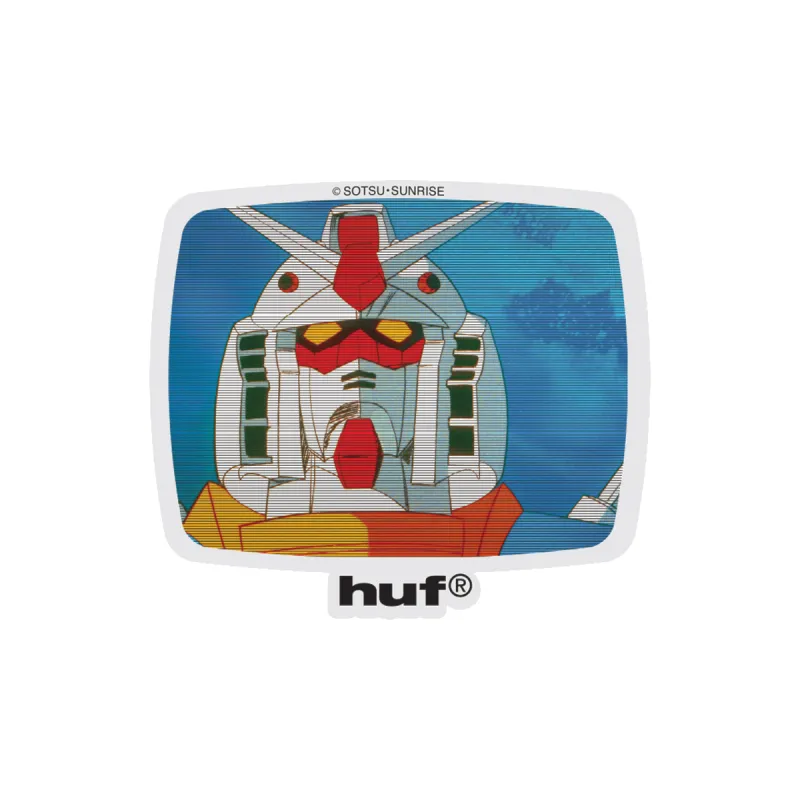 HUF x Gundam Scanline Sticker sold by HUF