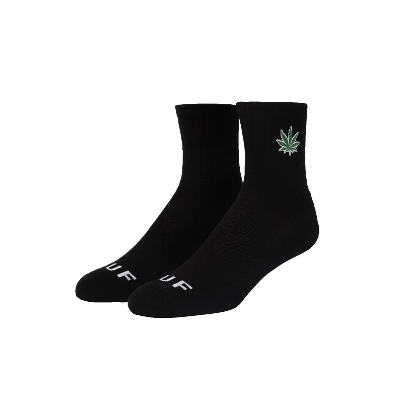 Plantlife Emb 1/4 Sock sold by HUF