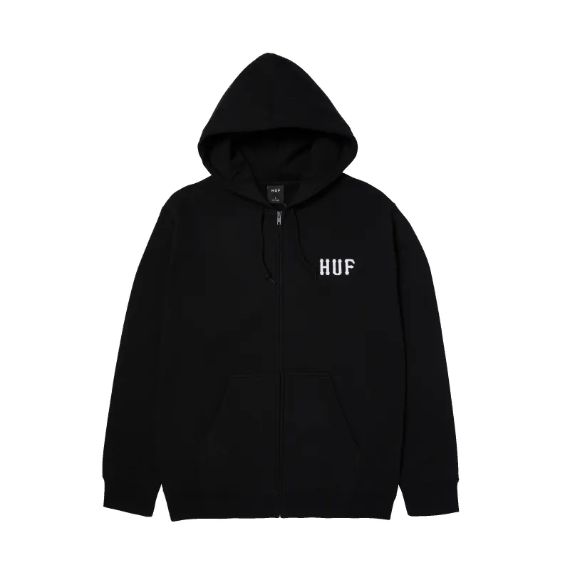 HUF Set Classic Logo Full-Zip Hoodie sold by HUF