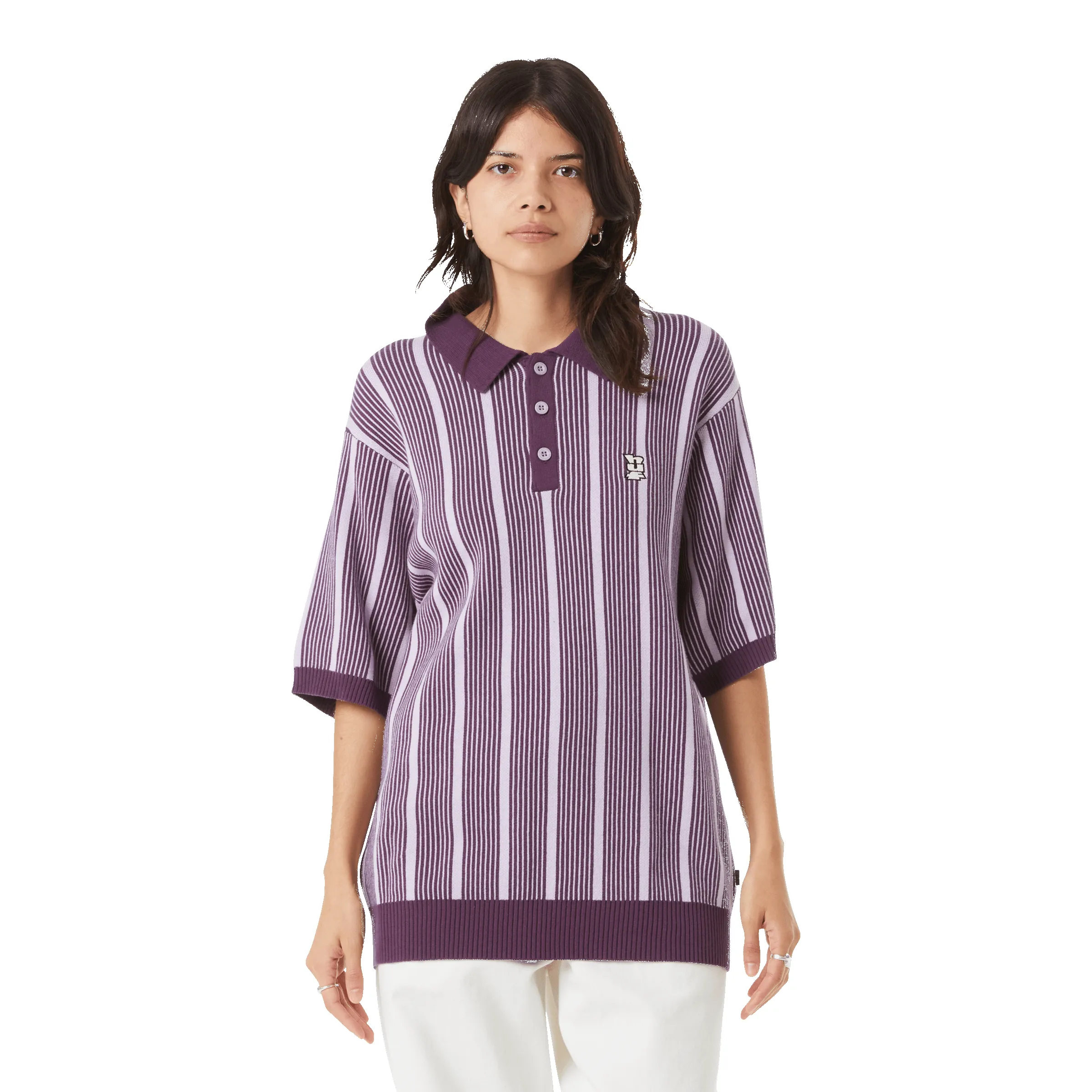 Trace Stripe Knit Top sold by HUF product image thumbnail 5