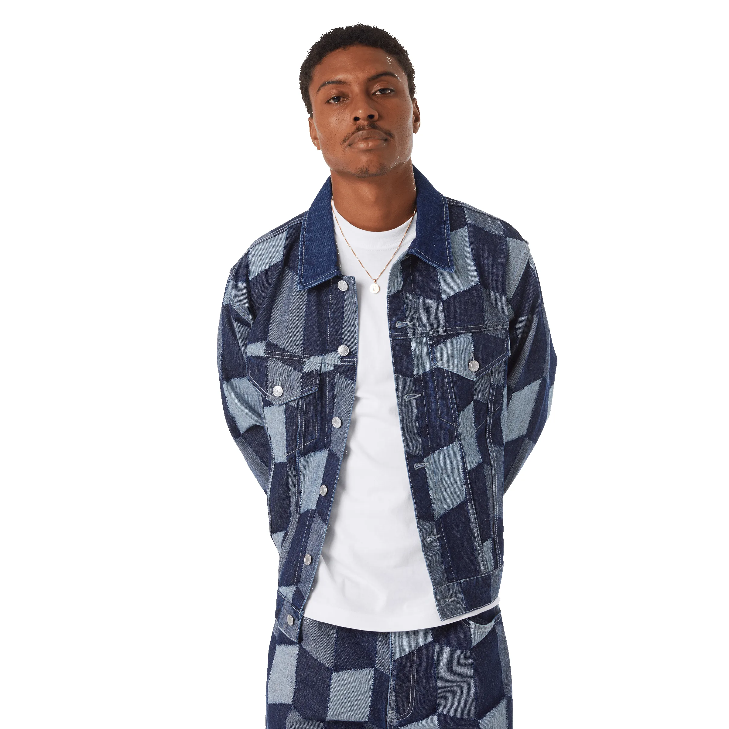 Patchwork Denim Jacket sold by HUF product image thumbnail 4