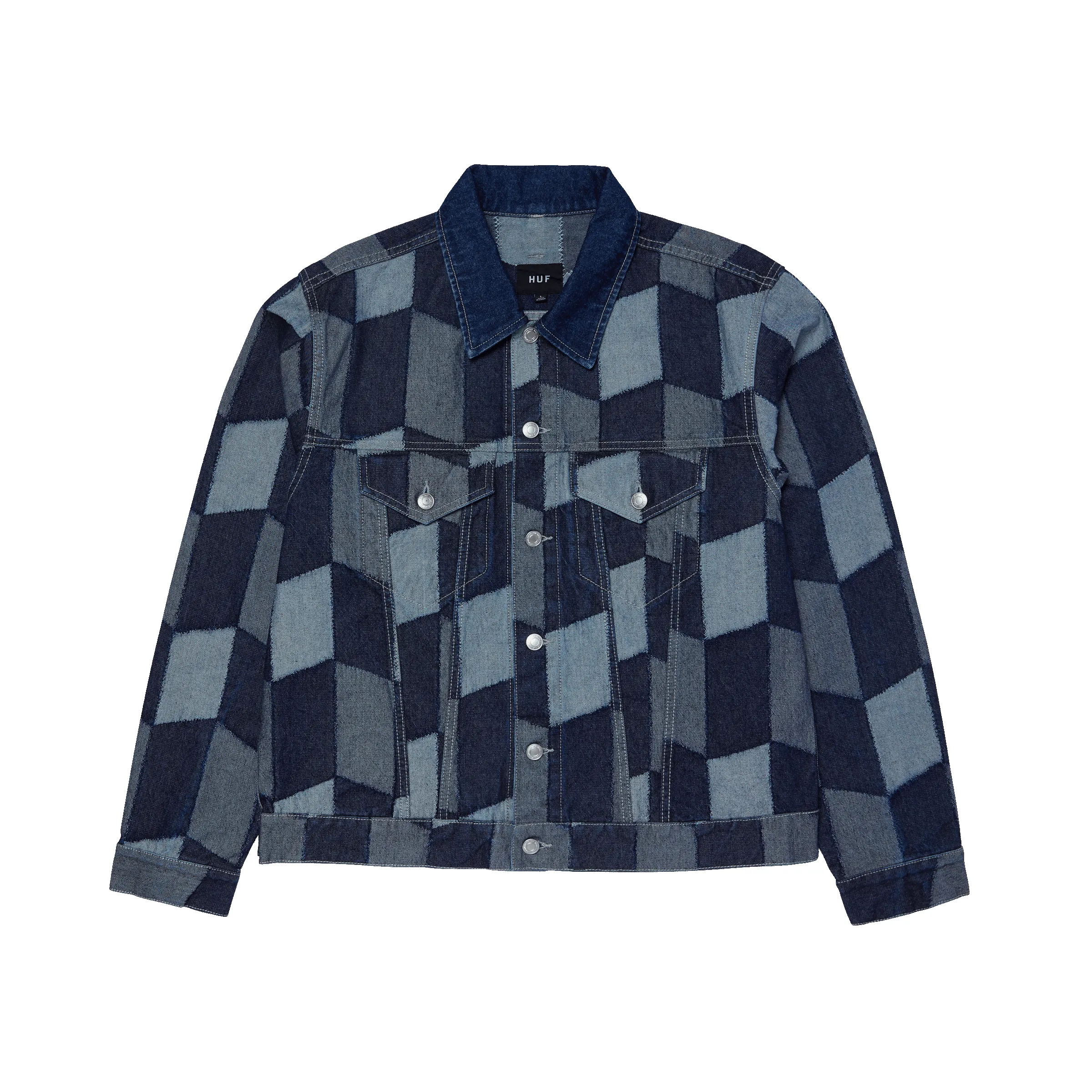Patchwork Denim Jacket sold by HUF