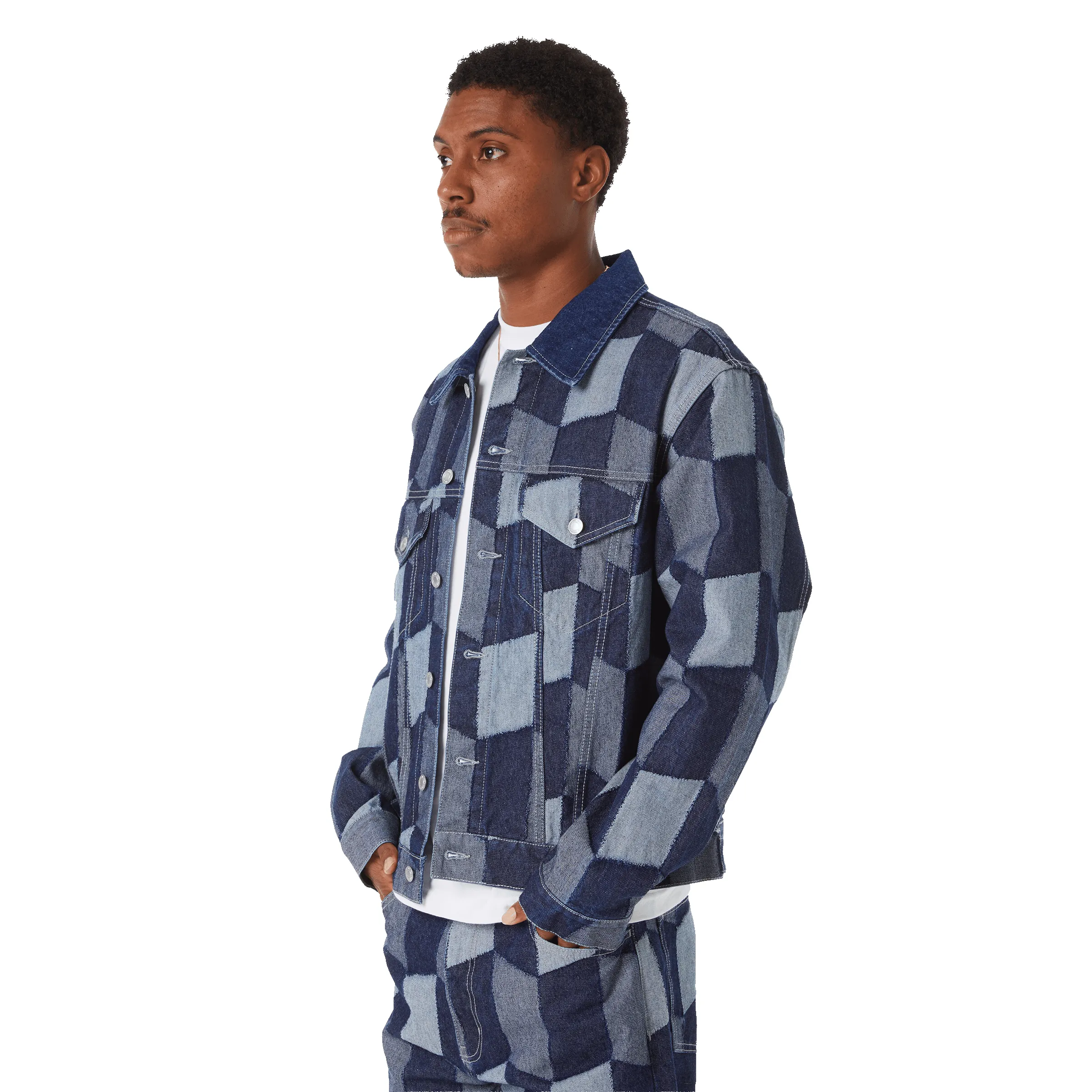 Patchwork Denim Jacket sold by HUF product image thumbnail 5