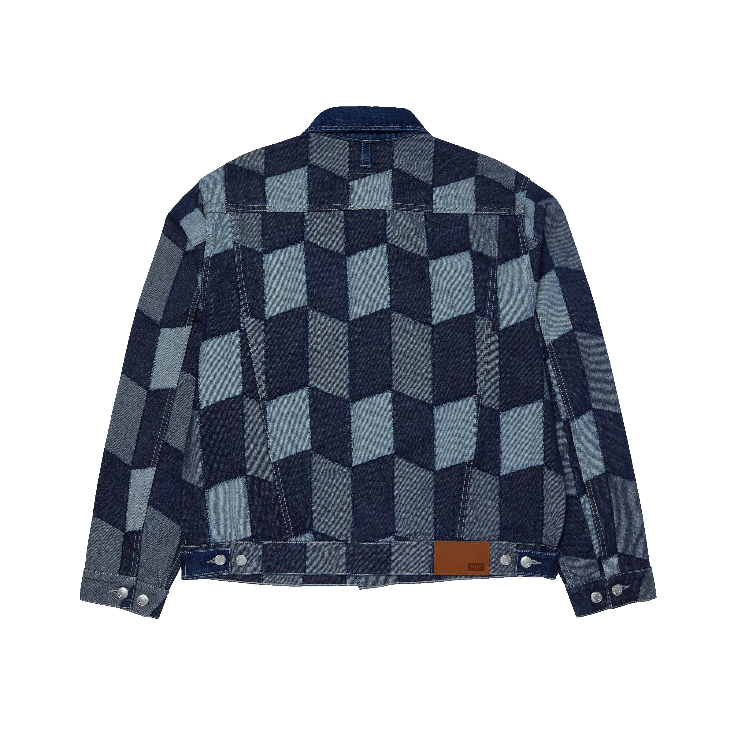 Patchwork Denim Jacket sold by HUF product image thumbnail 2