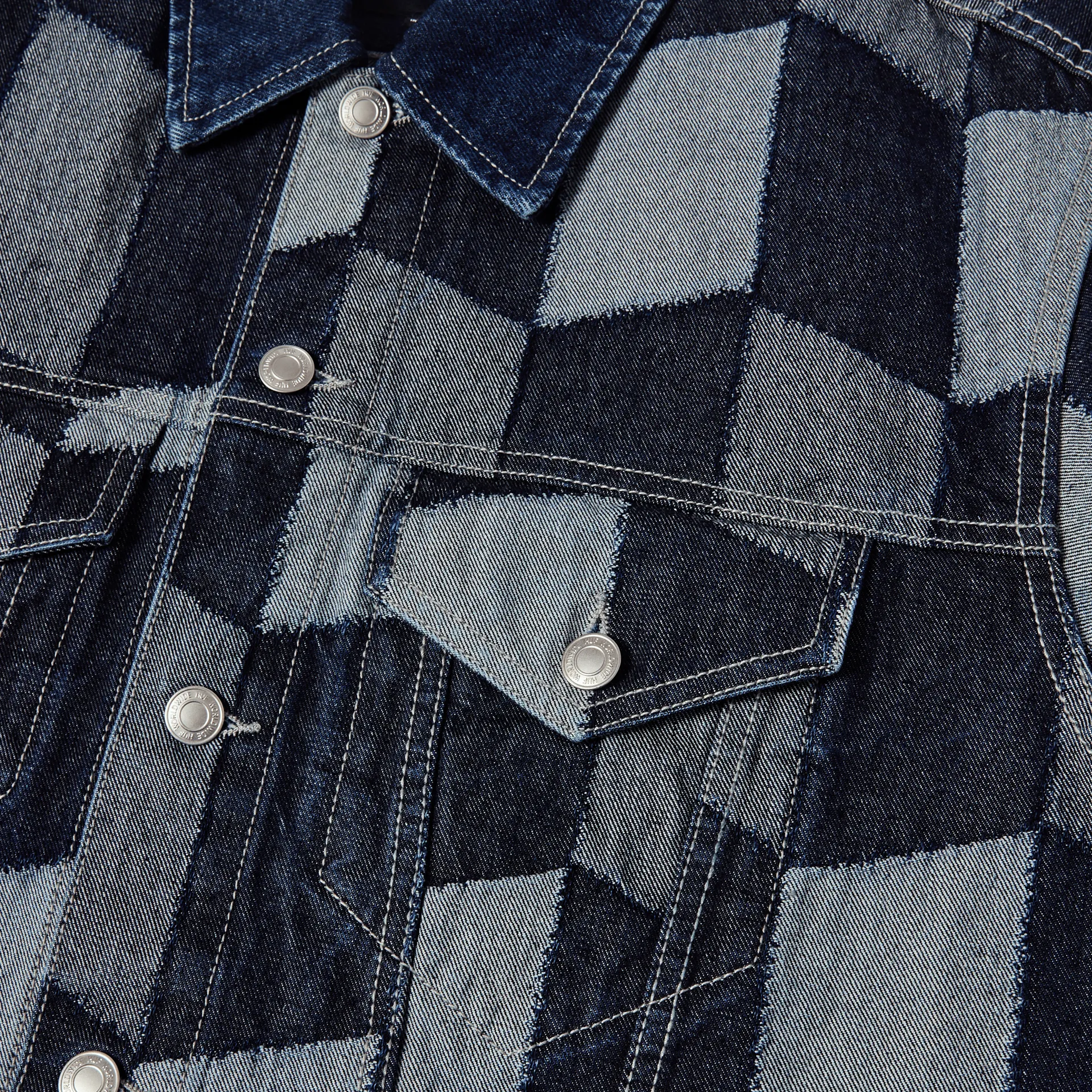 Patchwork Denim Jacket sold by HUF product image thumbnail 3