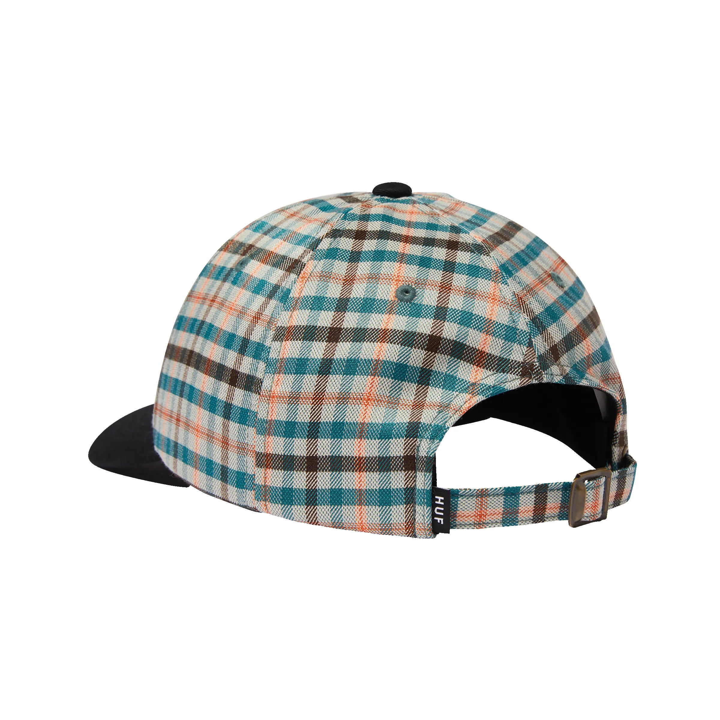 Shadow Plaid 6-Panel Curved Visor Hat sold by HUF product image thumbnail 2