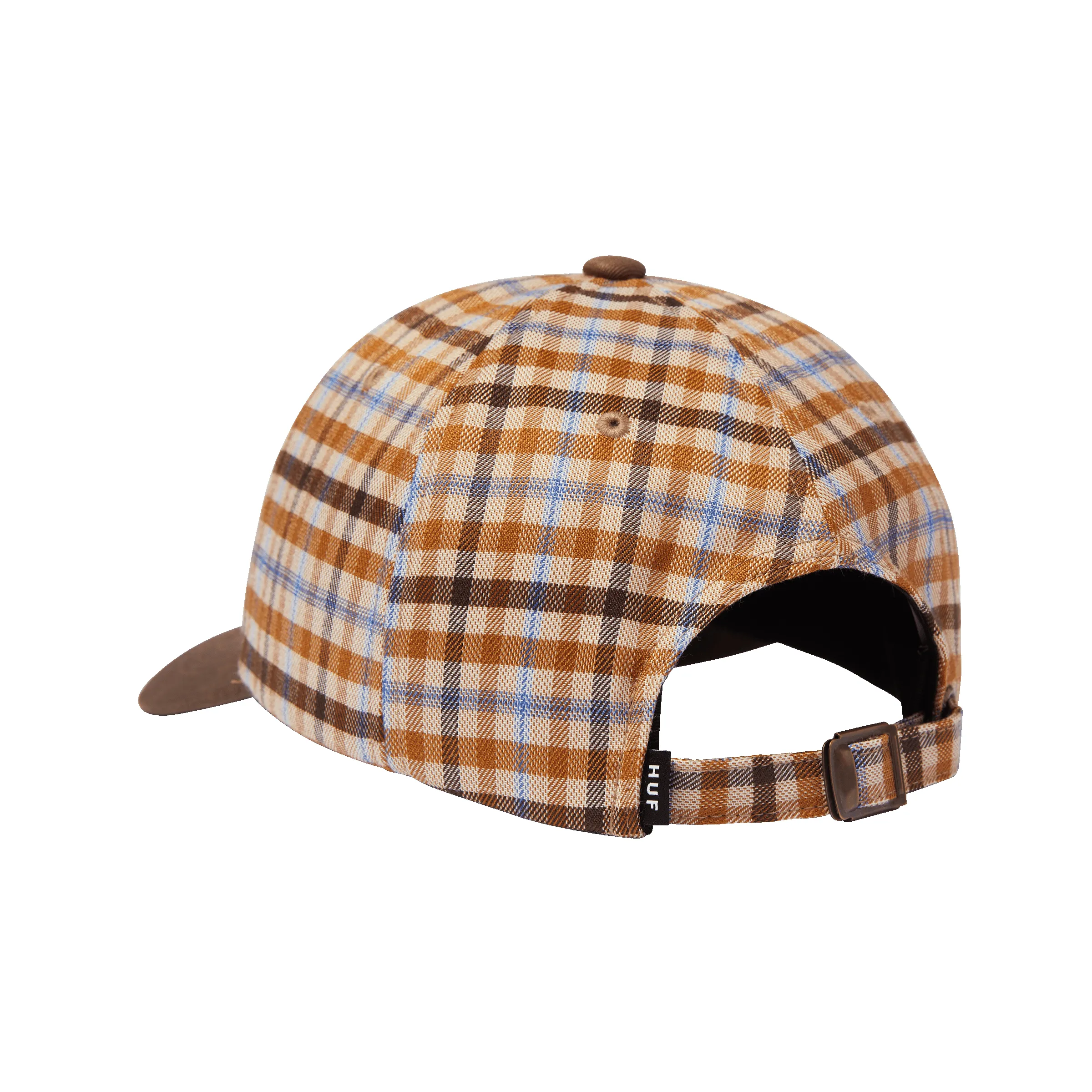 Shadow Plaid 6-Panel Curved Visor Hat sold by HUF product image thumbnail 4