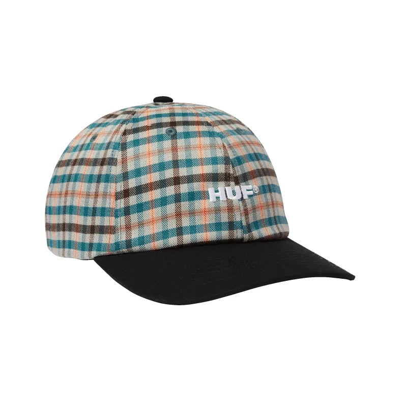 Shadow Plaid 6-Panel Curved Visor Hat sold by HUF