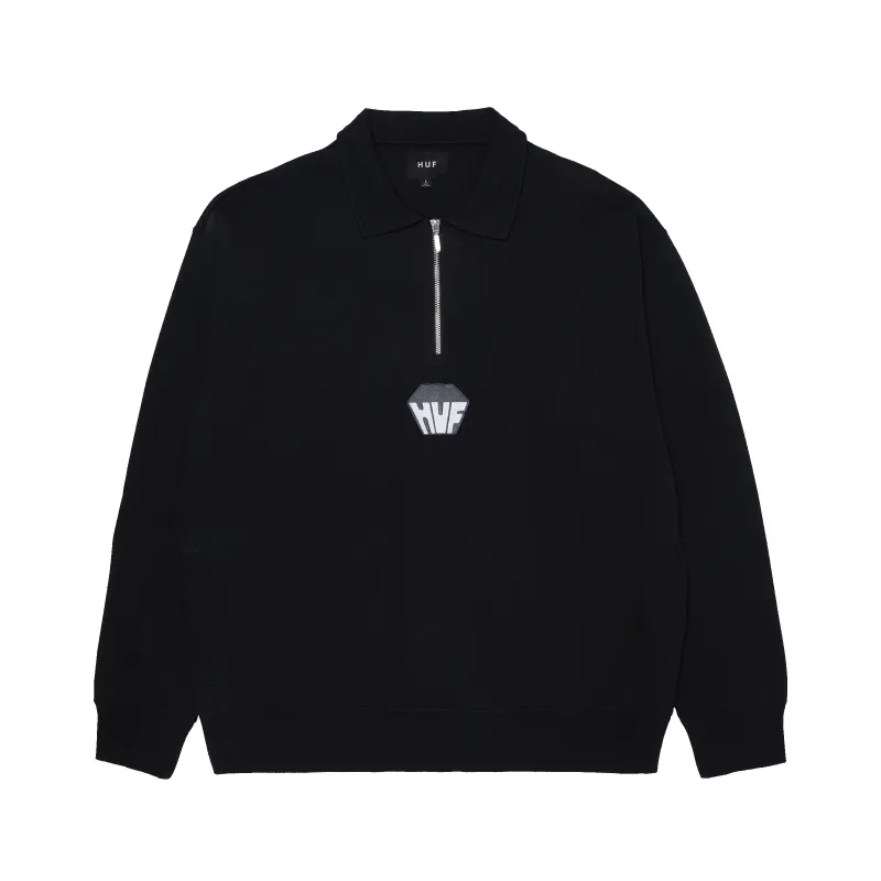 Big Block 1/4 Zip French Terry sold by HUF