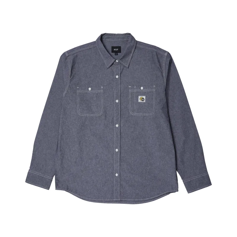 Total Eclipse Chambray Shirt sold by HUF