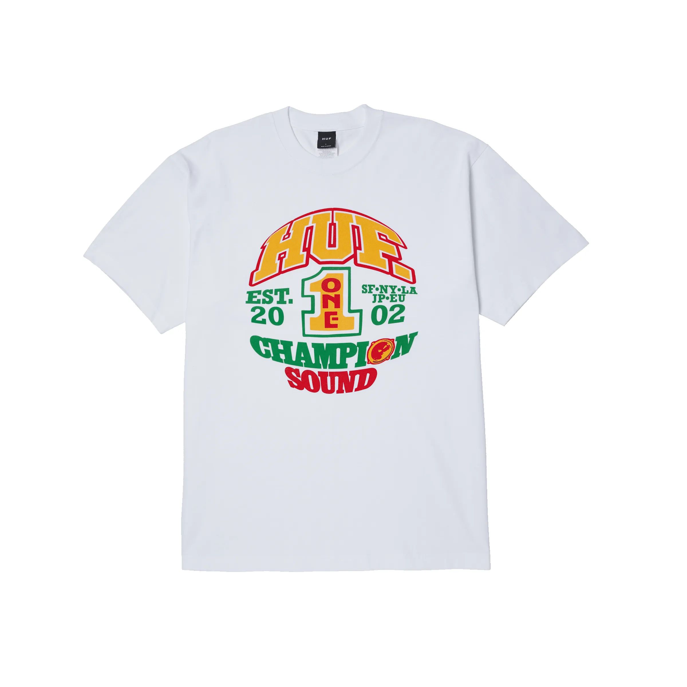 Champion Sound T-Shirt sold by HUF product image thumbnail 3