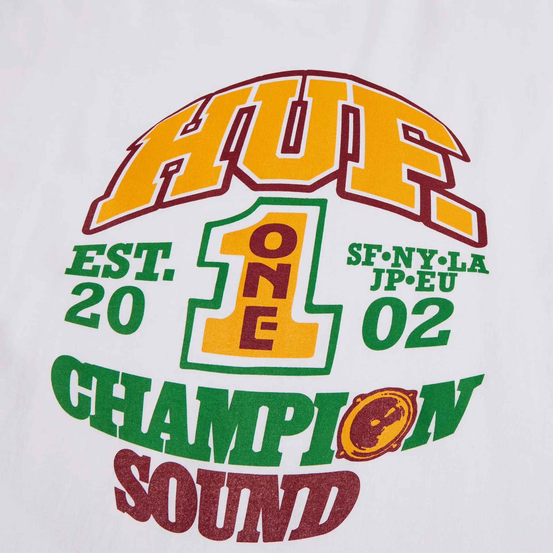 Champion Sound T-Shirt sold by HUF product image thumbnail 4