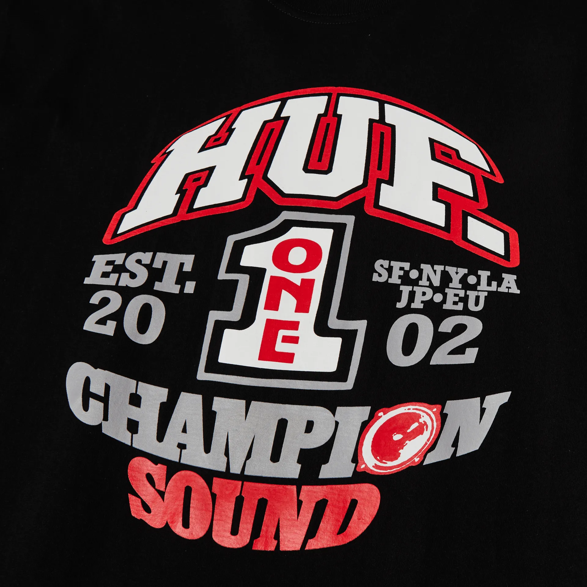 Champion Sound T-Shirt sold by HUF product image thumbnail 2
