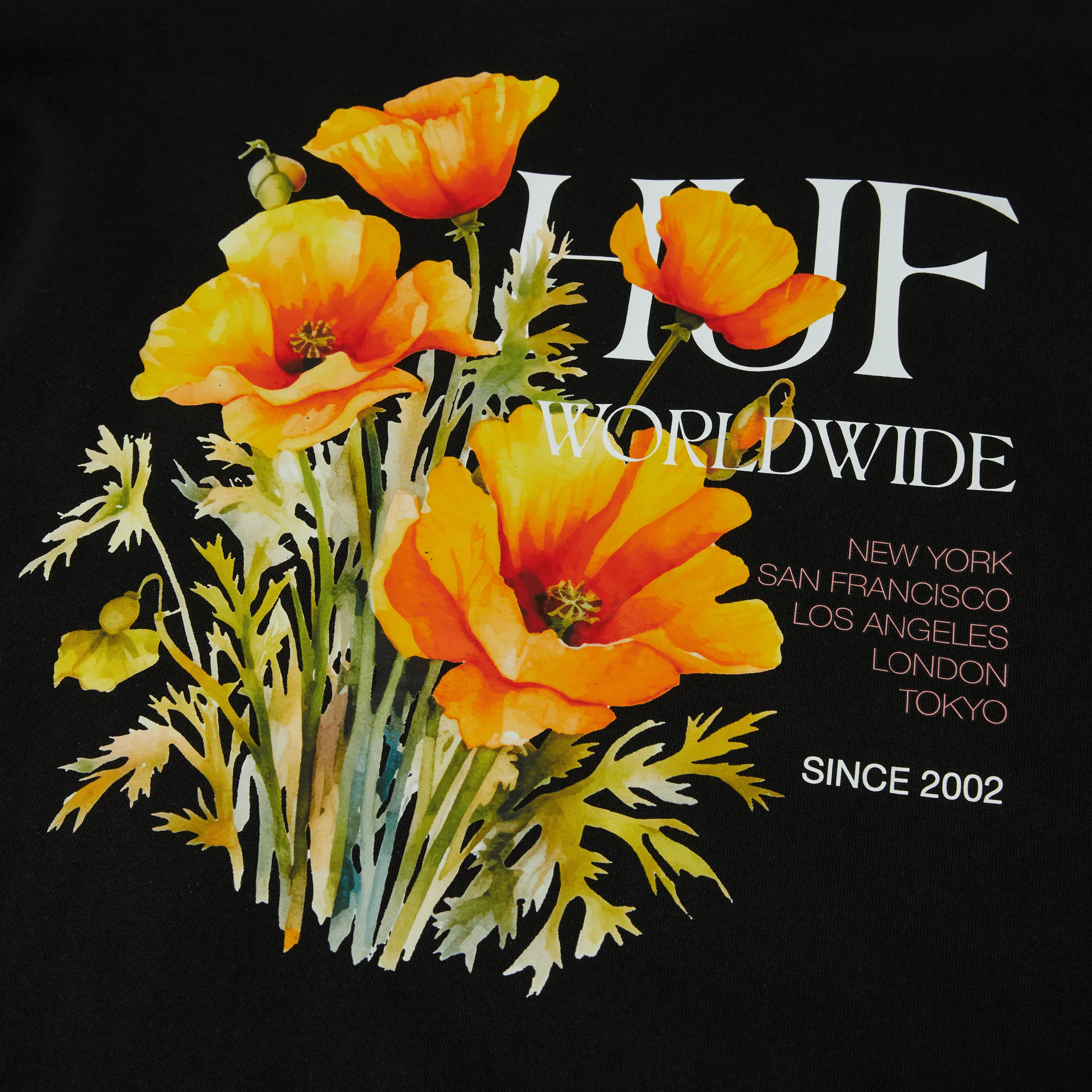 Poppy T-Shirt sold by HUF product image thumbnail 4