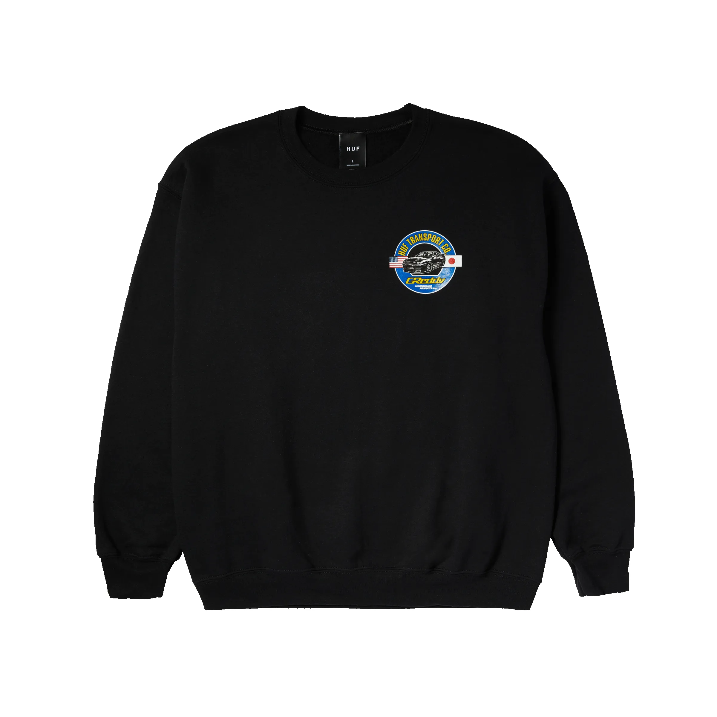 HUF x GReddy Transport Crewneck sold by HUF