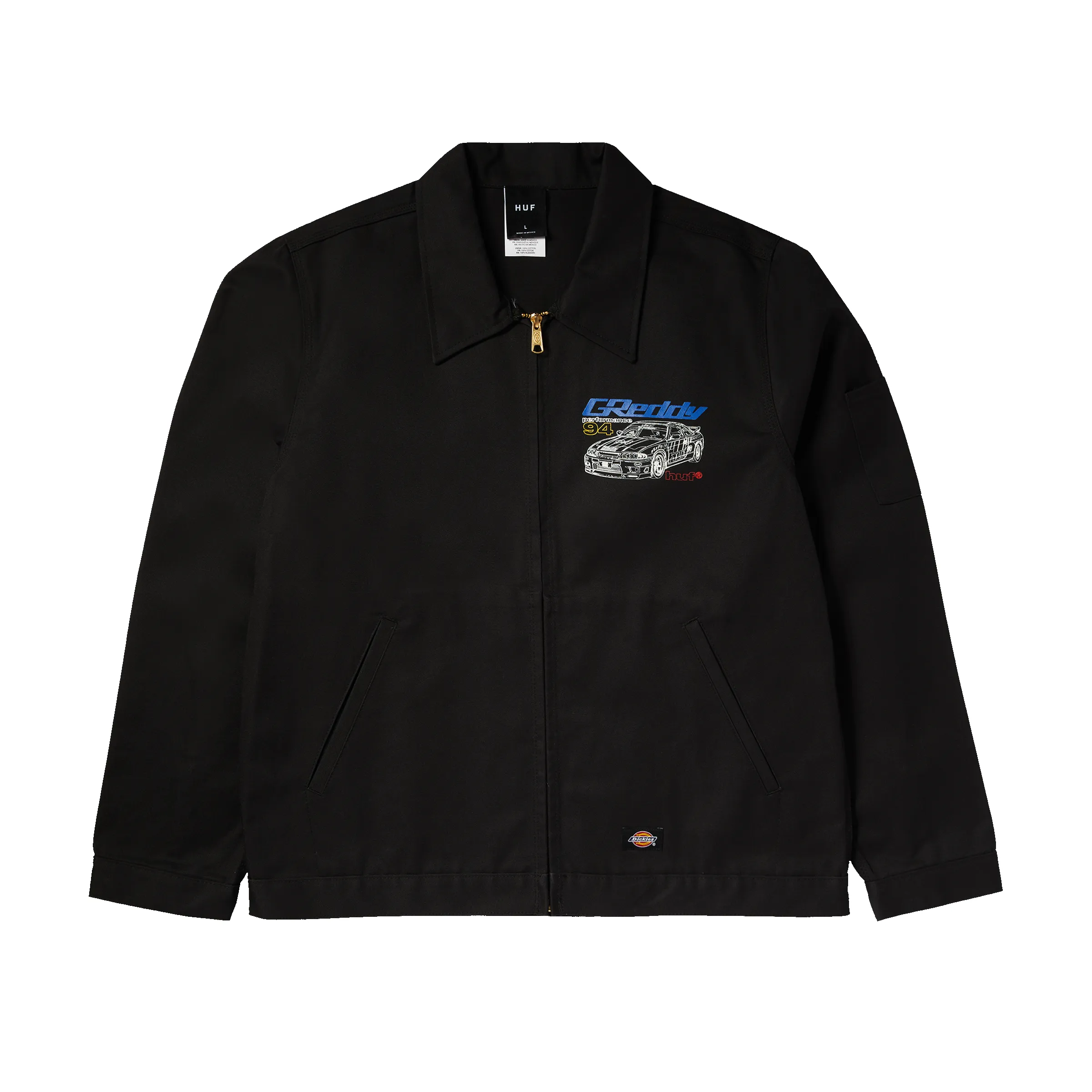 HUF x GReddy Diagram Work Jacket sold by HUF