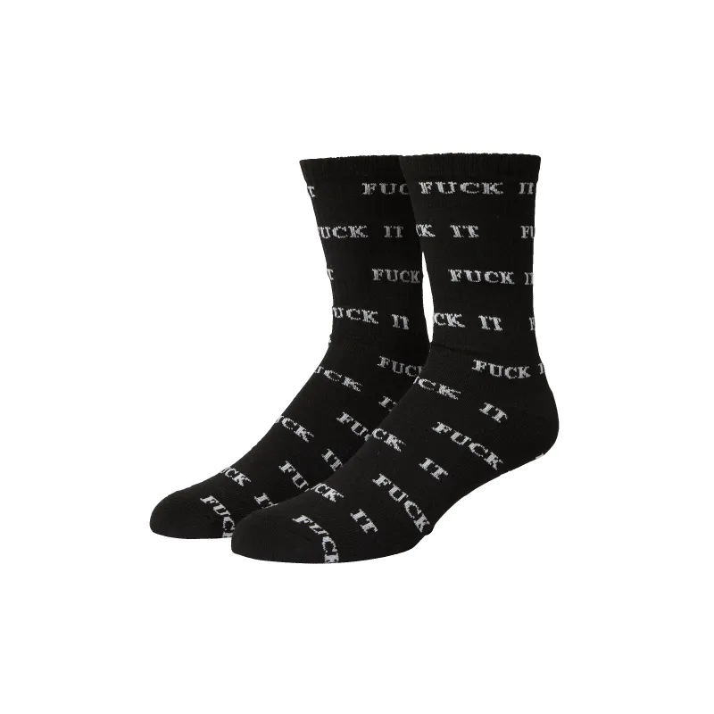 Fuck It Glow Sock sold by HUF