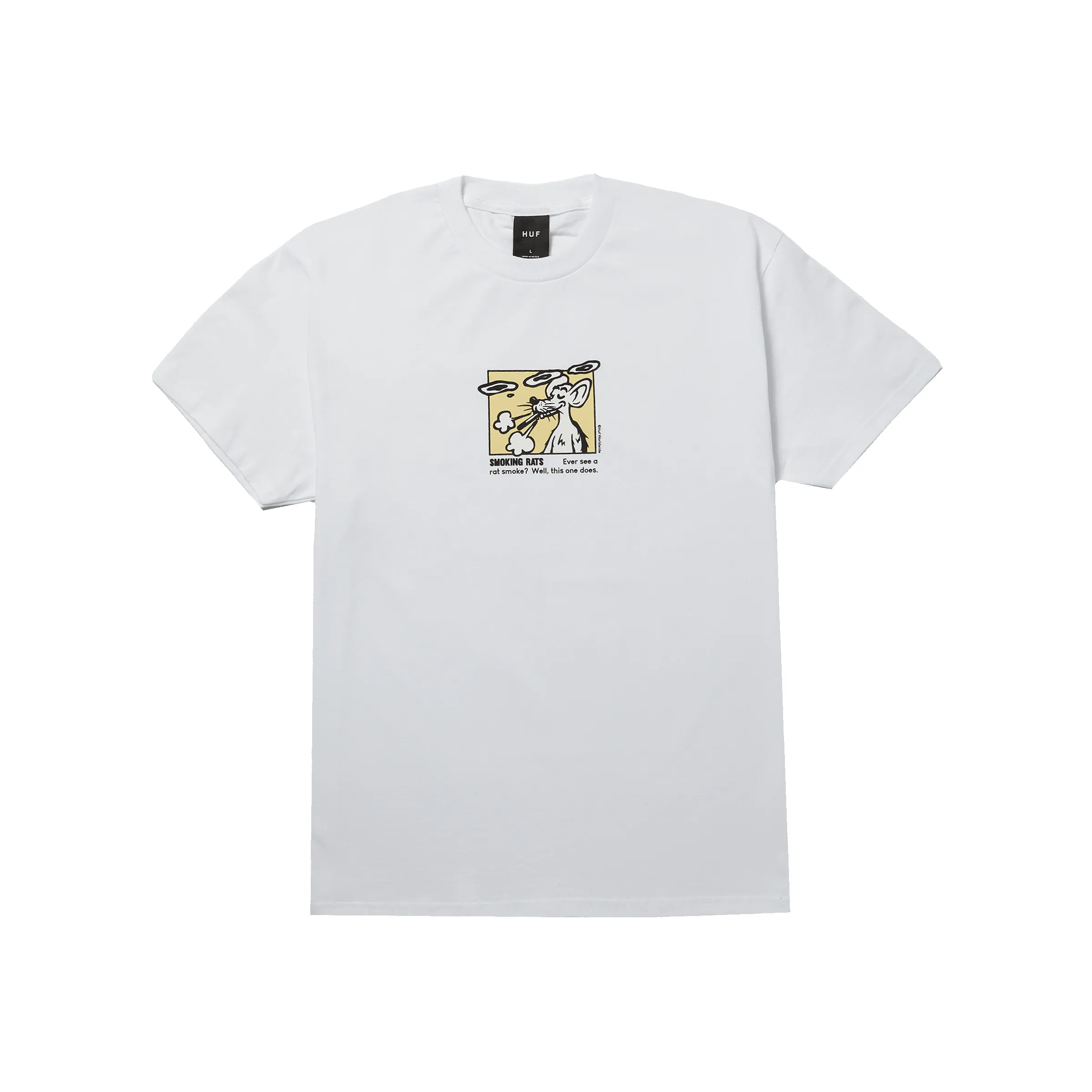 Smoking Rat T-Shirt sold by HUF