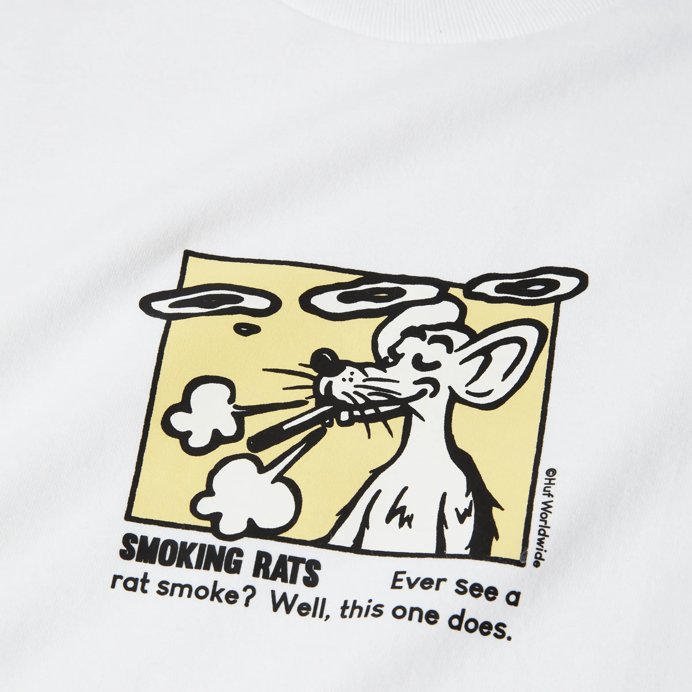 Smoking Rat T-Shirt sold by HUF product image thumbnail 2