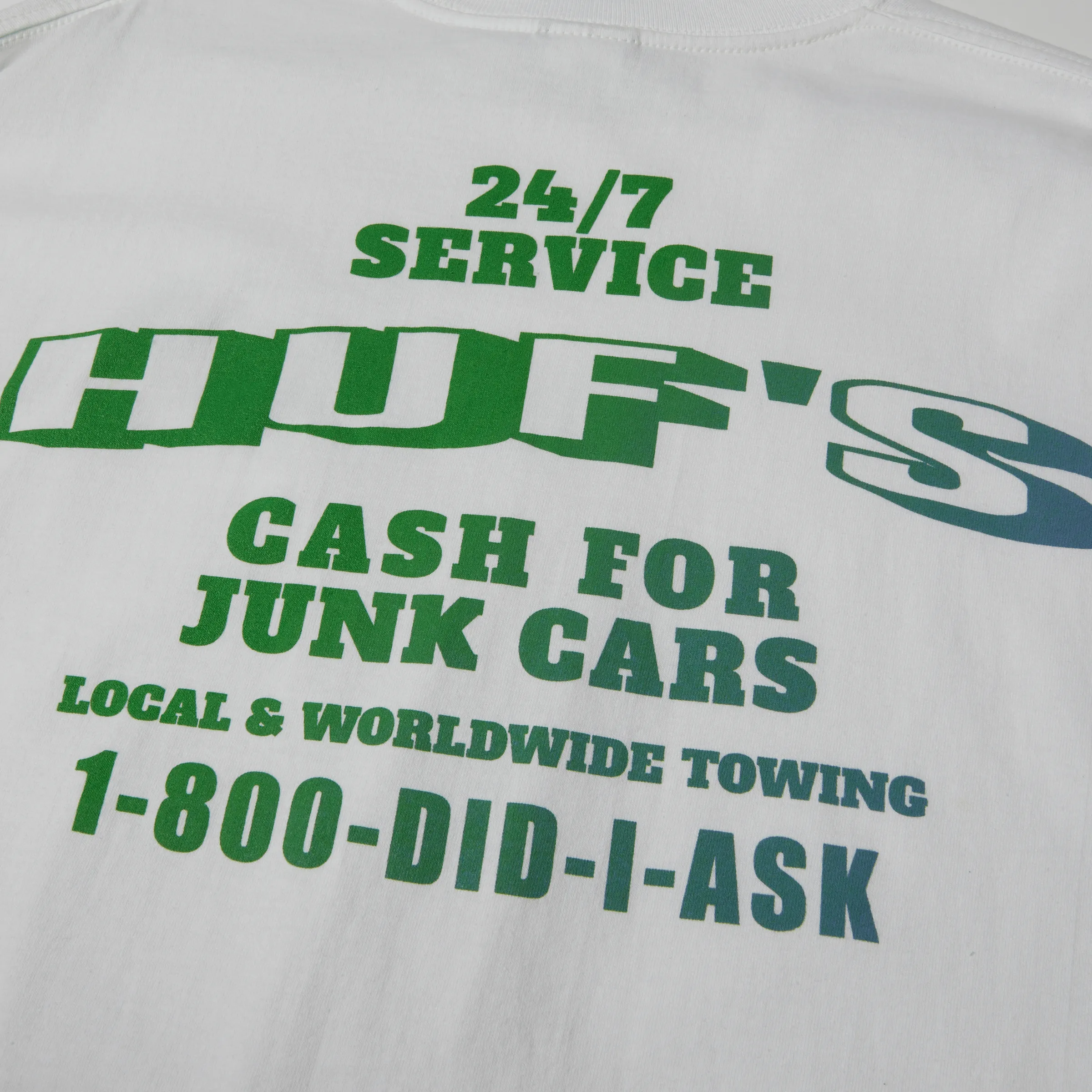 Worldwide Towing Long Sleeve T-Shirt sold by HUF product image thumbnail 5
