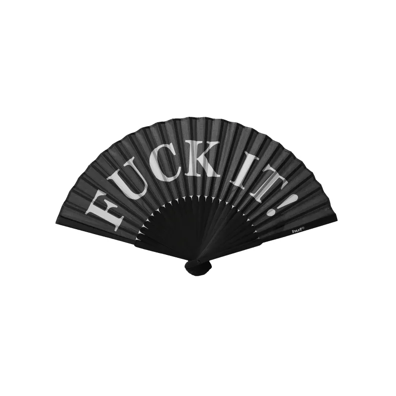 Fuck It Folding Fan made by HUF