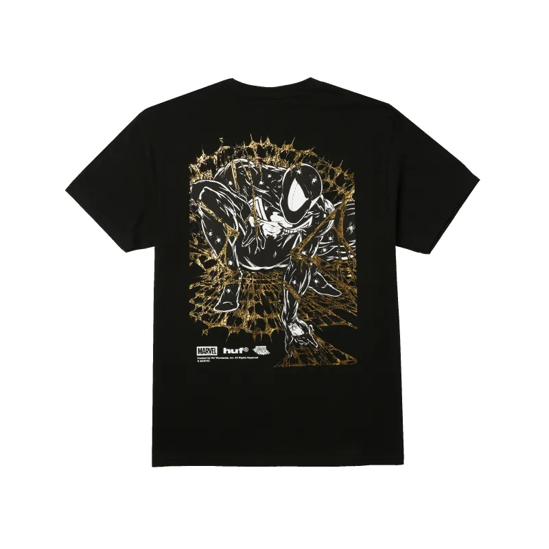 HUF x Marvel Spider-Man Arachknight Gold T-Shirt sold by HUF