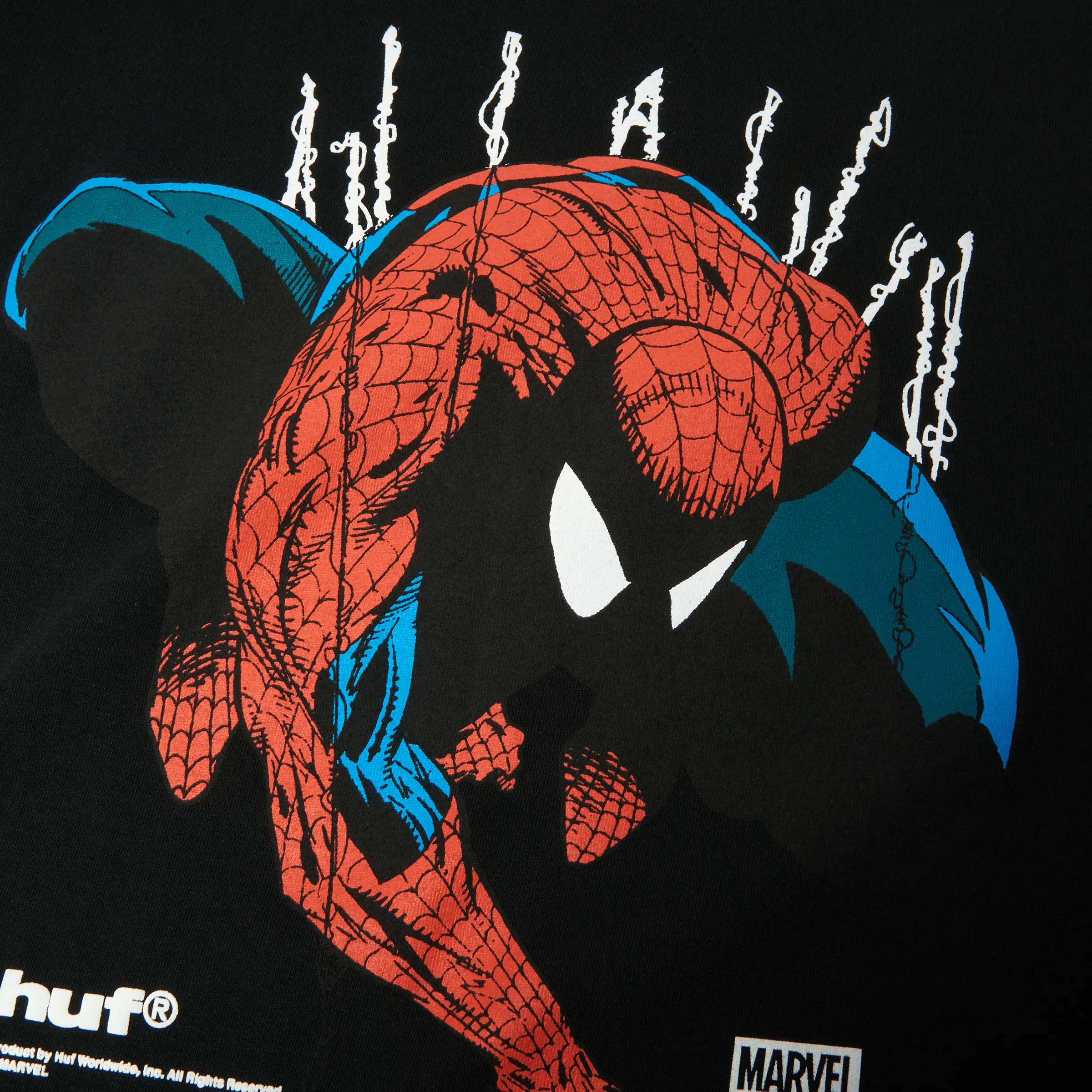 HUF x Marvel Spider-Man Perceptions T-Shirt sold by HUF product image thumbnail 2