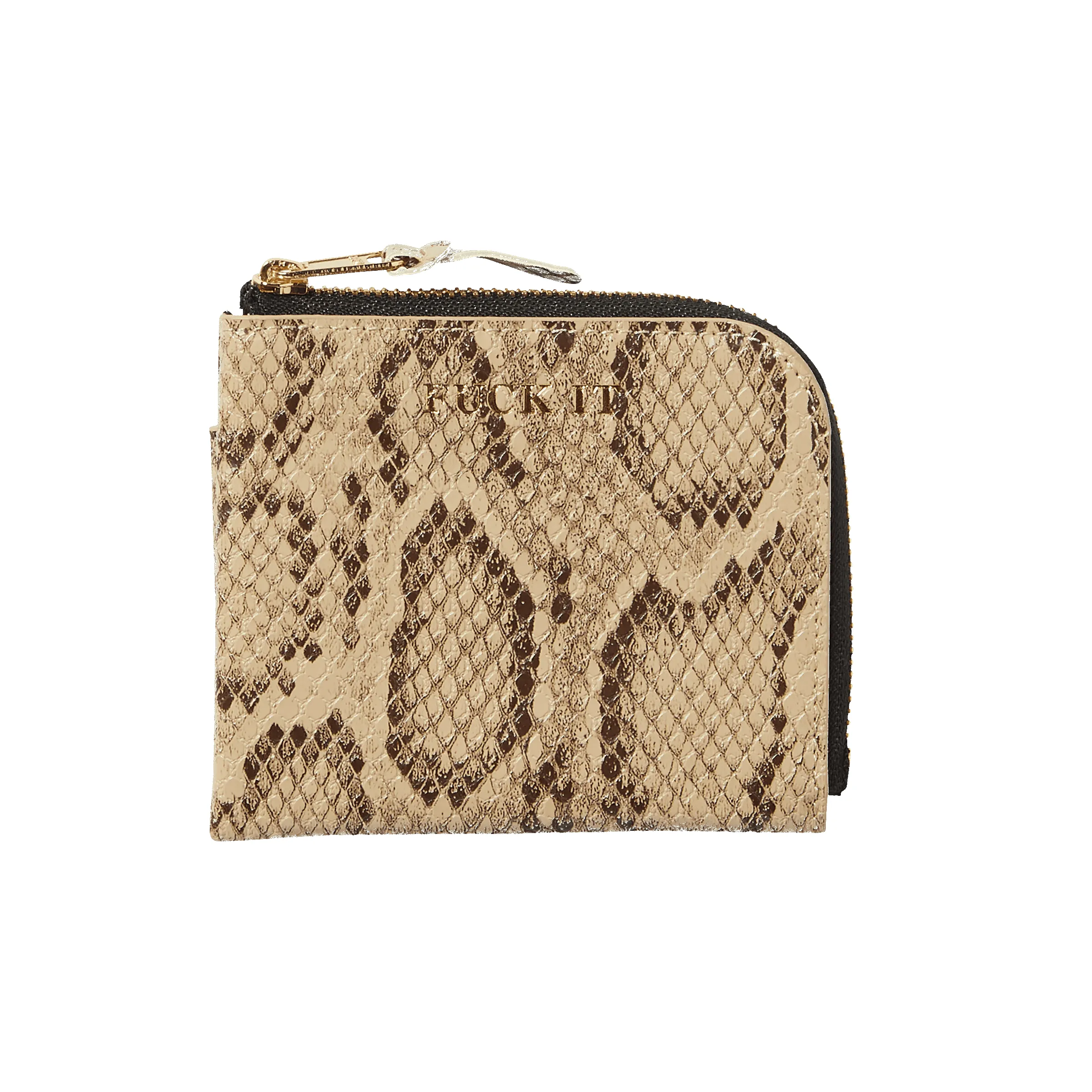 Fuck It Snakeskin Wallet sold by HUF