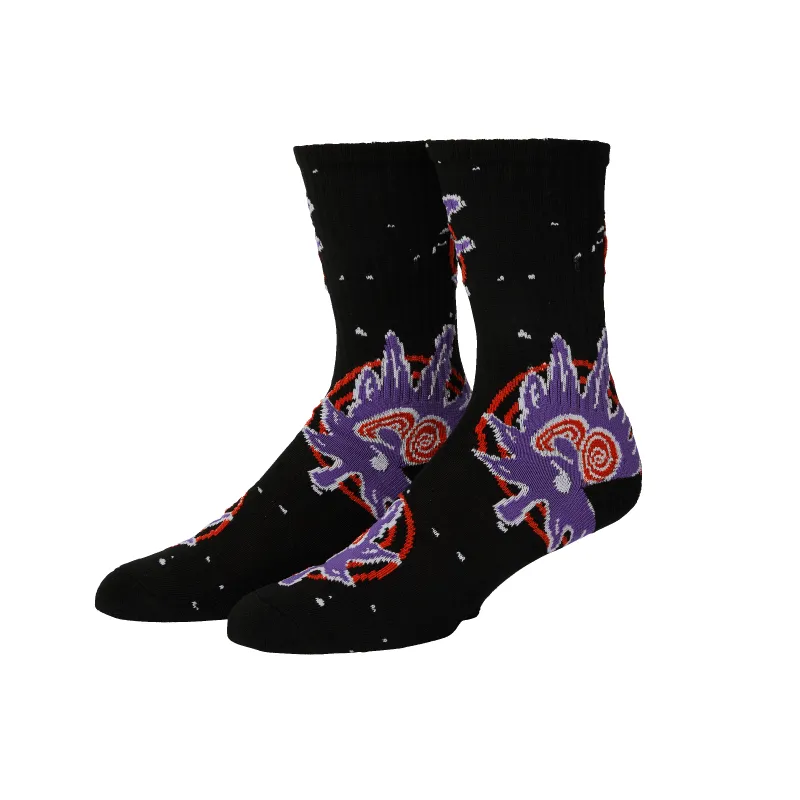 Green Buddy Hypnosis Sock sold by HUF