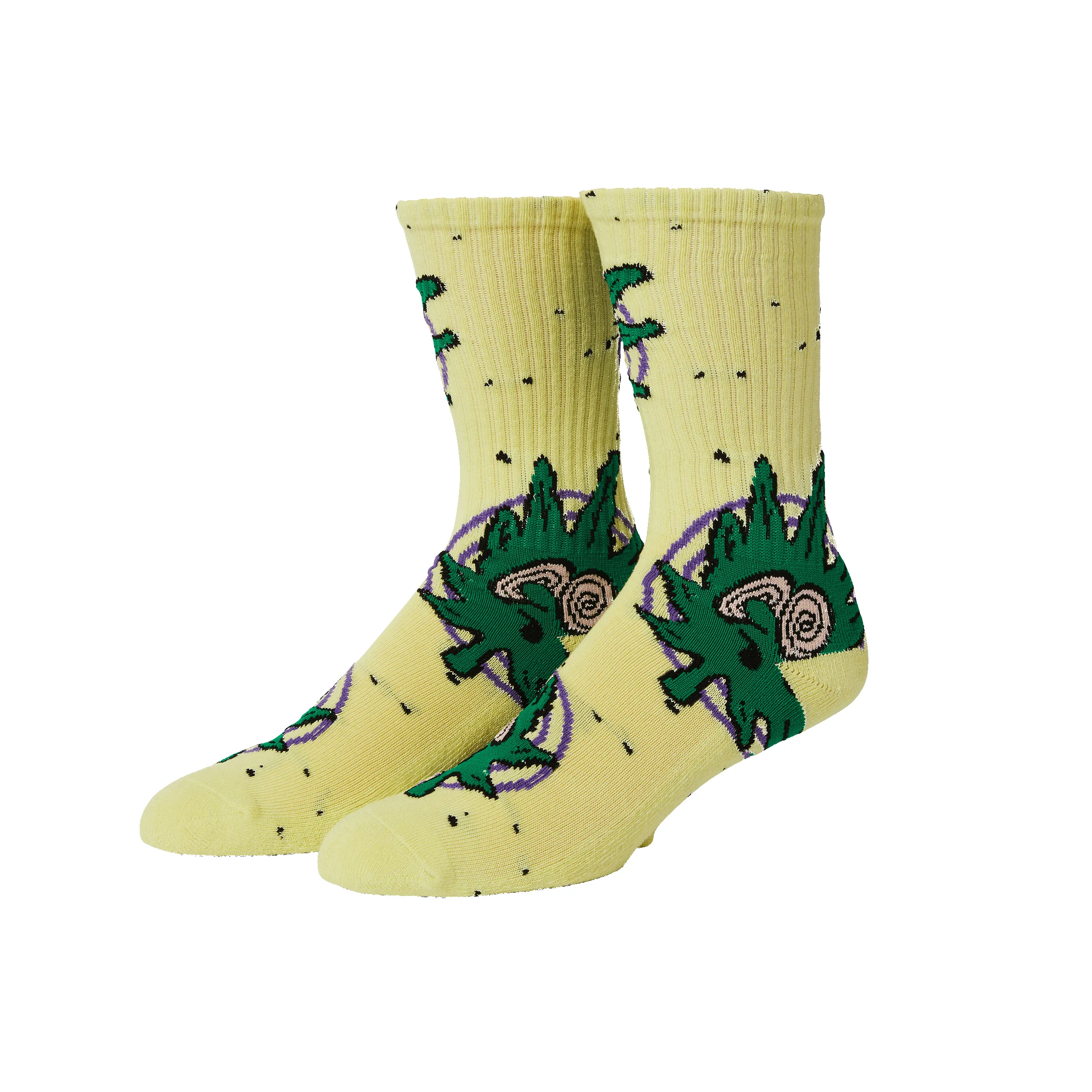 Green Buddy Hypnosis Sock sold by HUF product image thumbnail 5