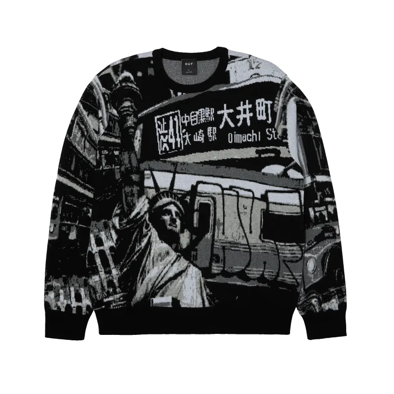 Worldwide Commuter Sweater sold by HUF
